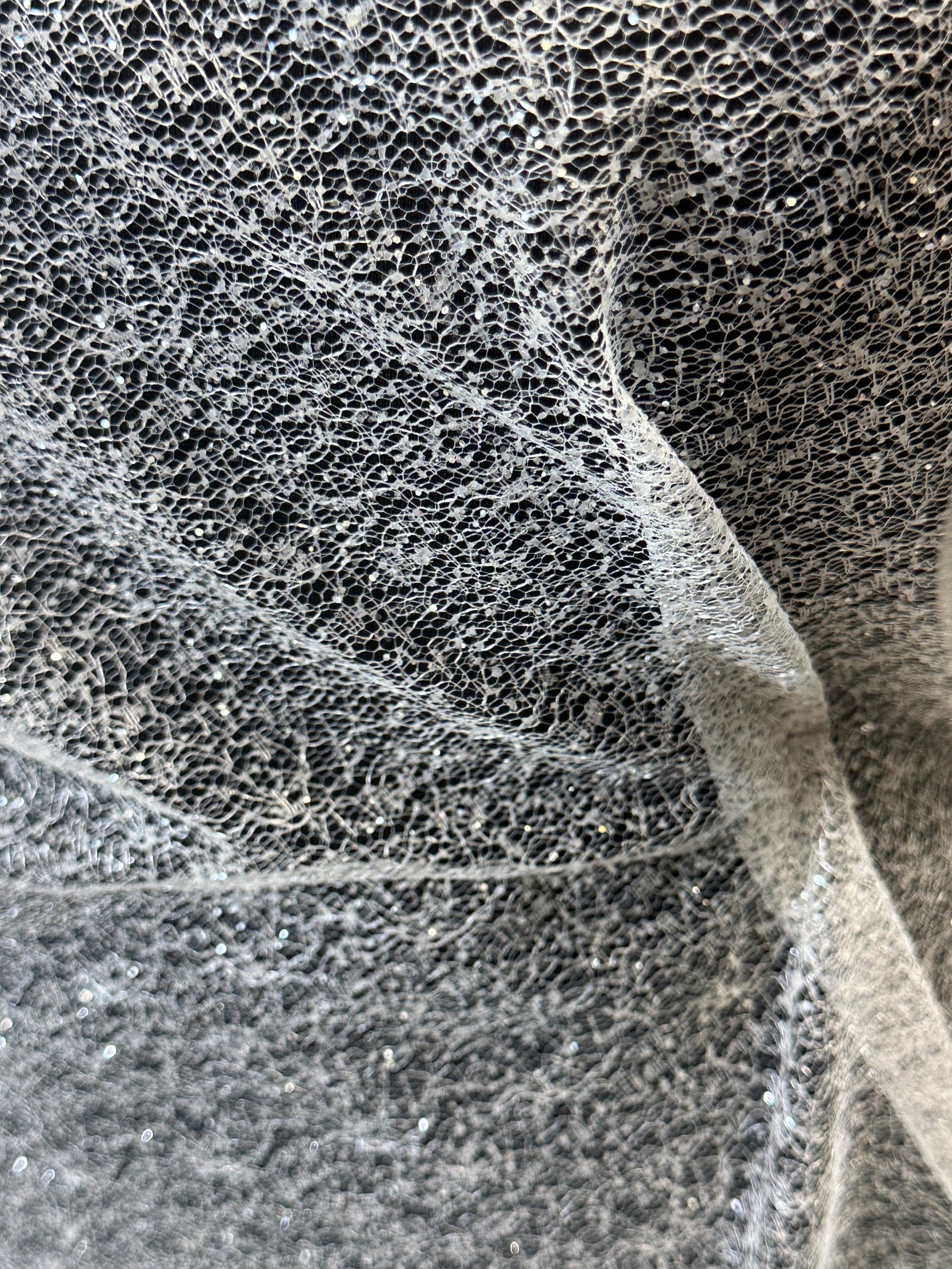 Tulle pailleté ivoire - Saylor