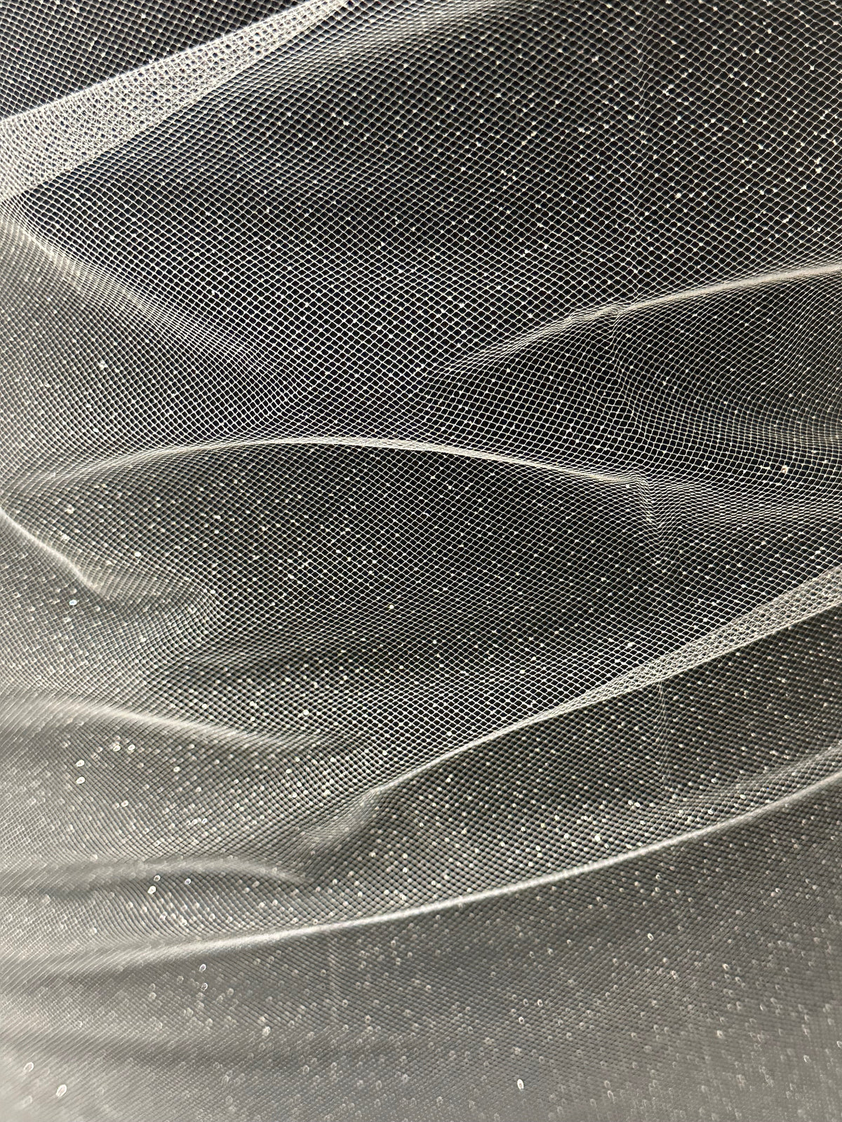 Tulle pailleté ivoire - Guirlandes