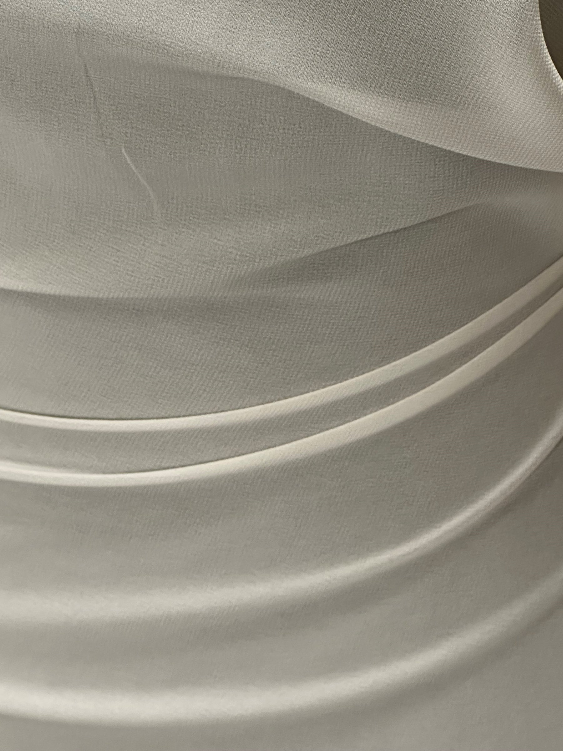 Tissu mousseline de polyester argenté – Serendipity