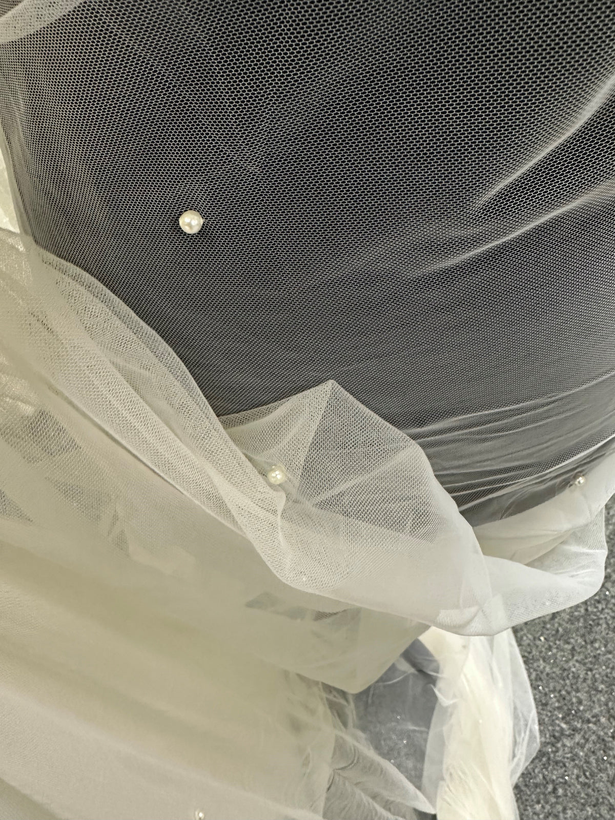 Tulle Perlé Ivoire - Sultan