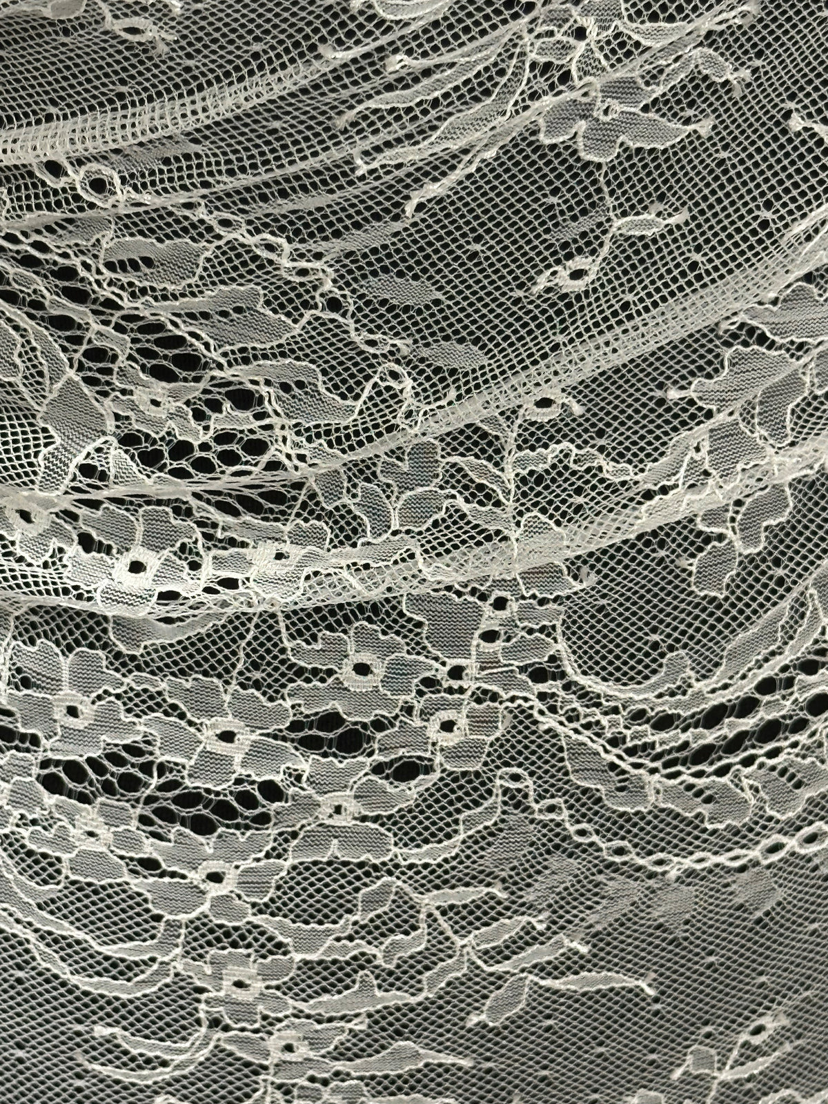 Dentelle de mariée Raschel ivoire - Jessie