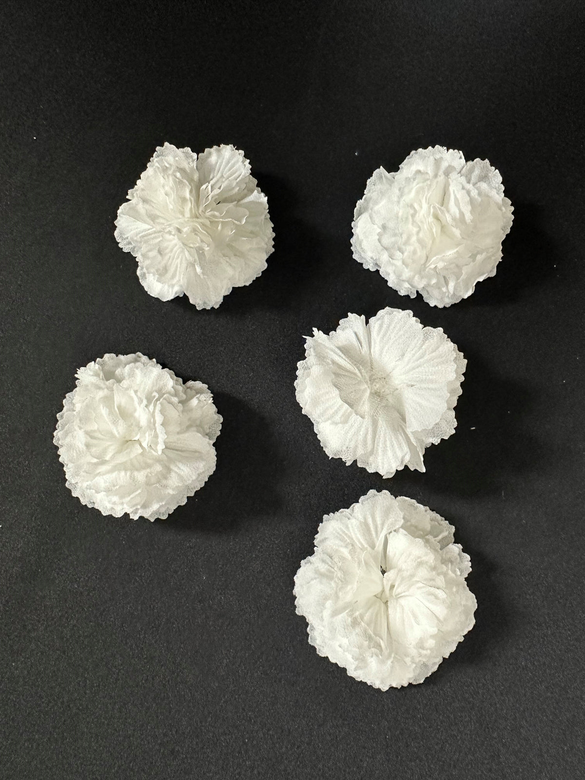 Fleur en mousseline ivoire – Allysum (sacs de 12)