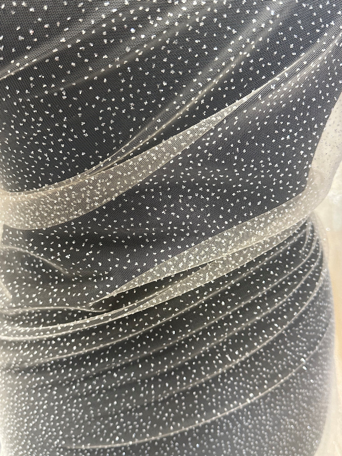 Tulle Pailleté Champagne – Enmity