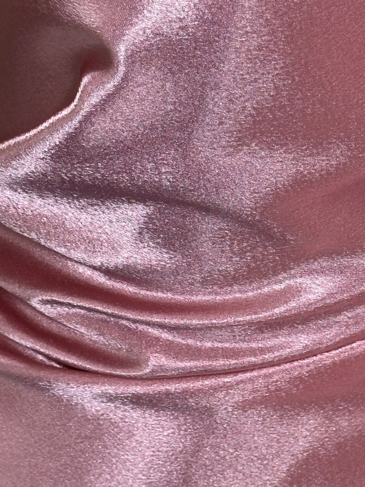 Satin Crêpe Polyester Rose Foncé - Desire