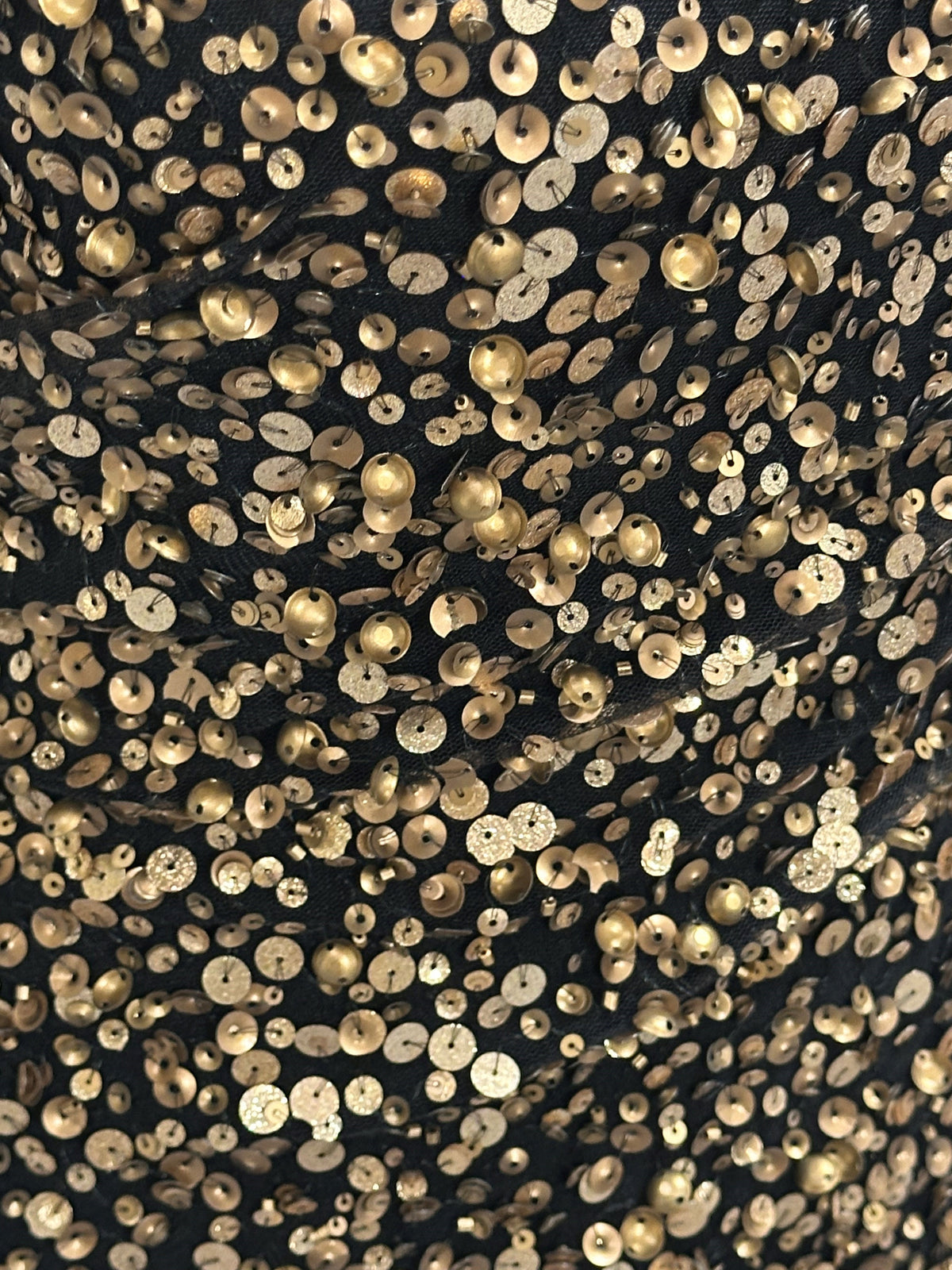 Dentelle à paillettes dorées - Everlie