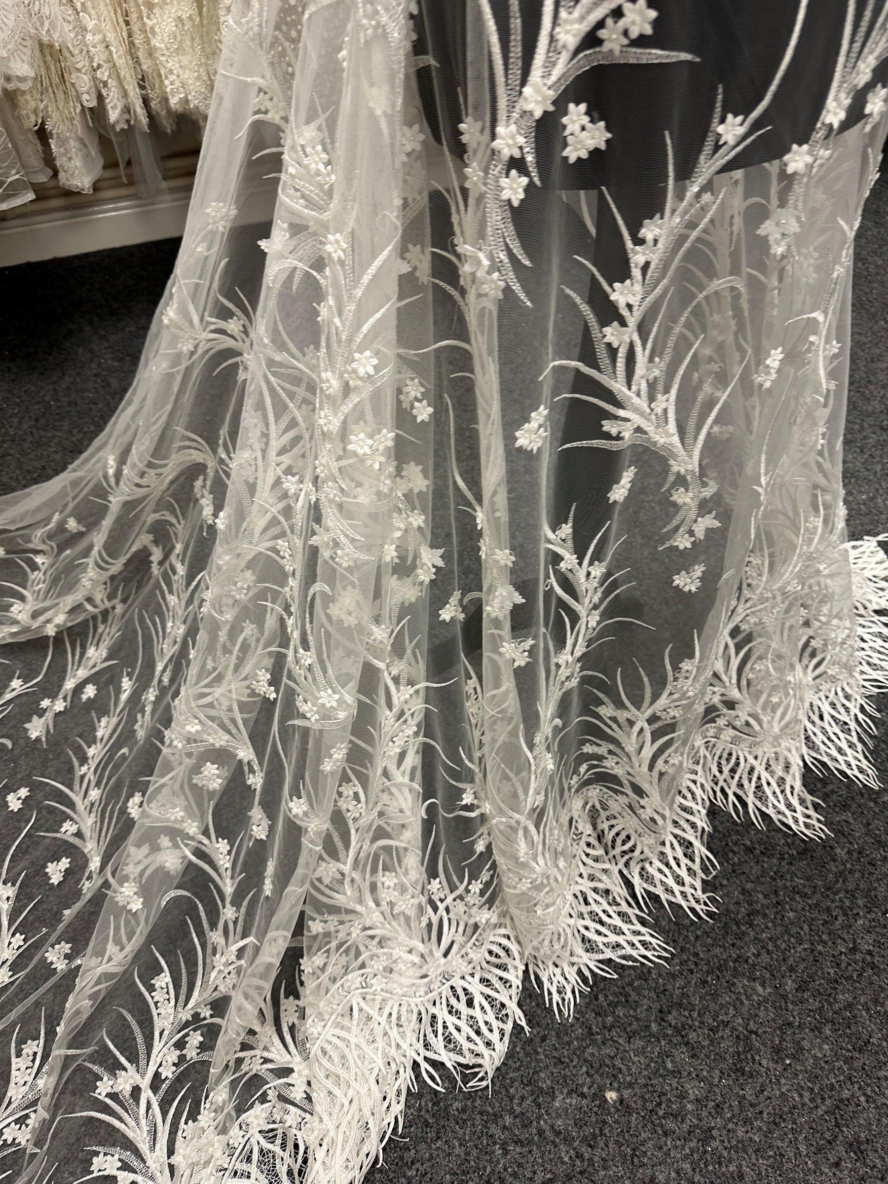 Dentelle Brodée Ivoire - Sonnet