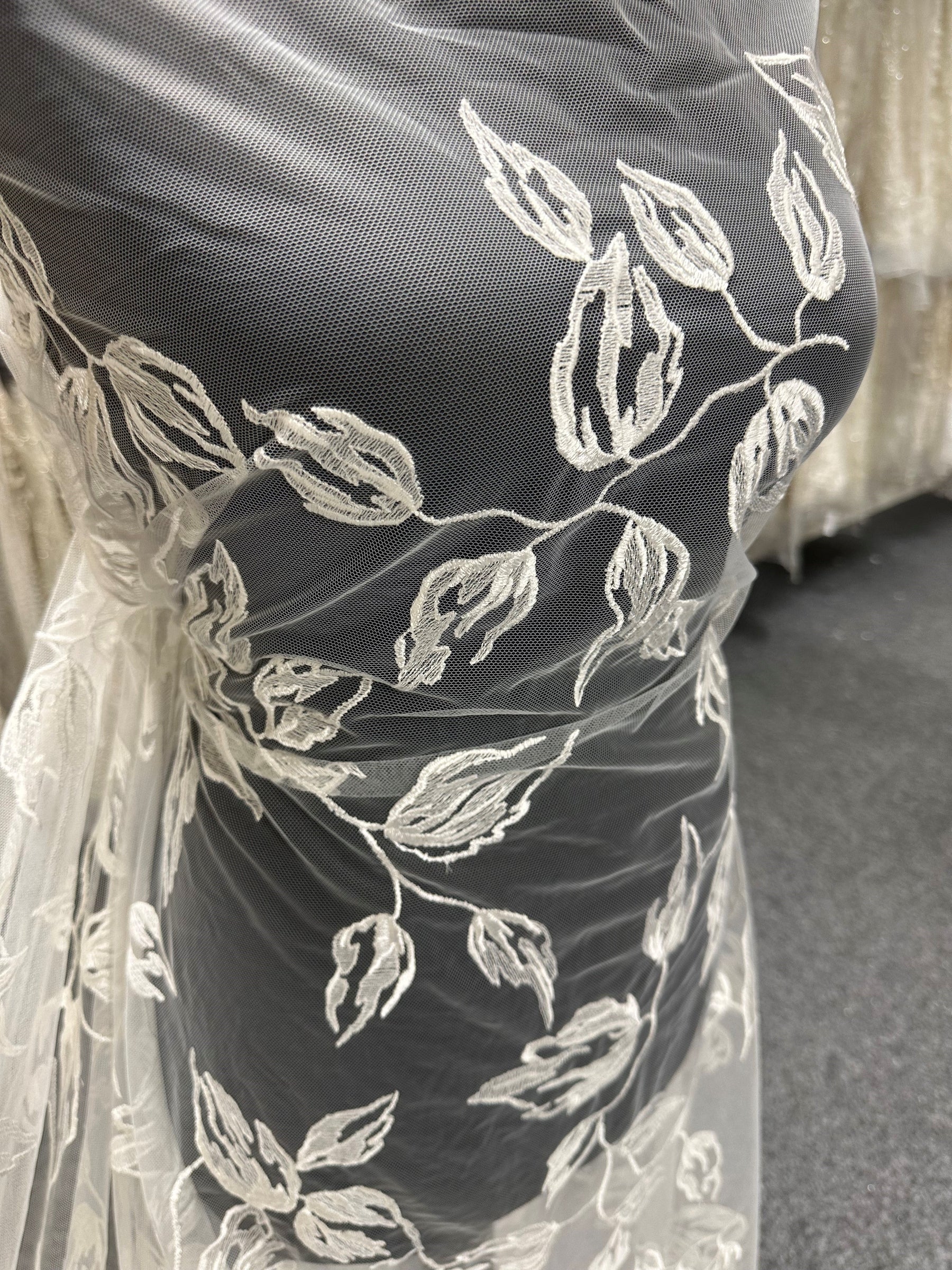 Dentelle Brodée Ivoire - Citra