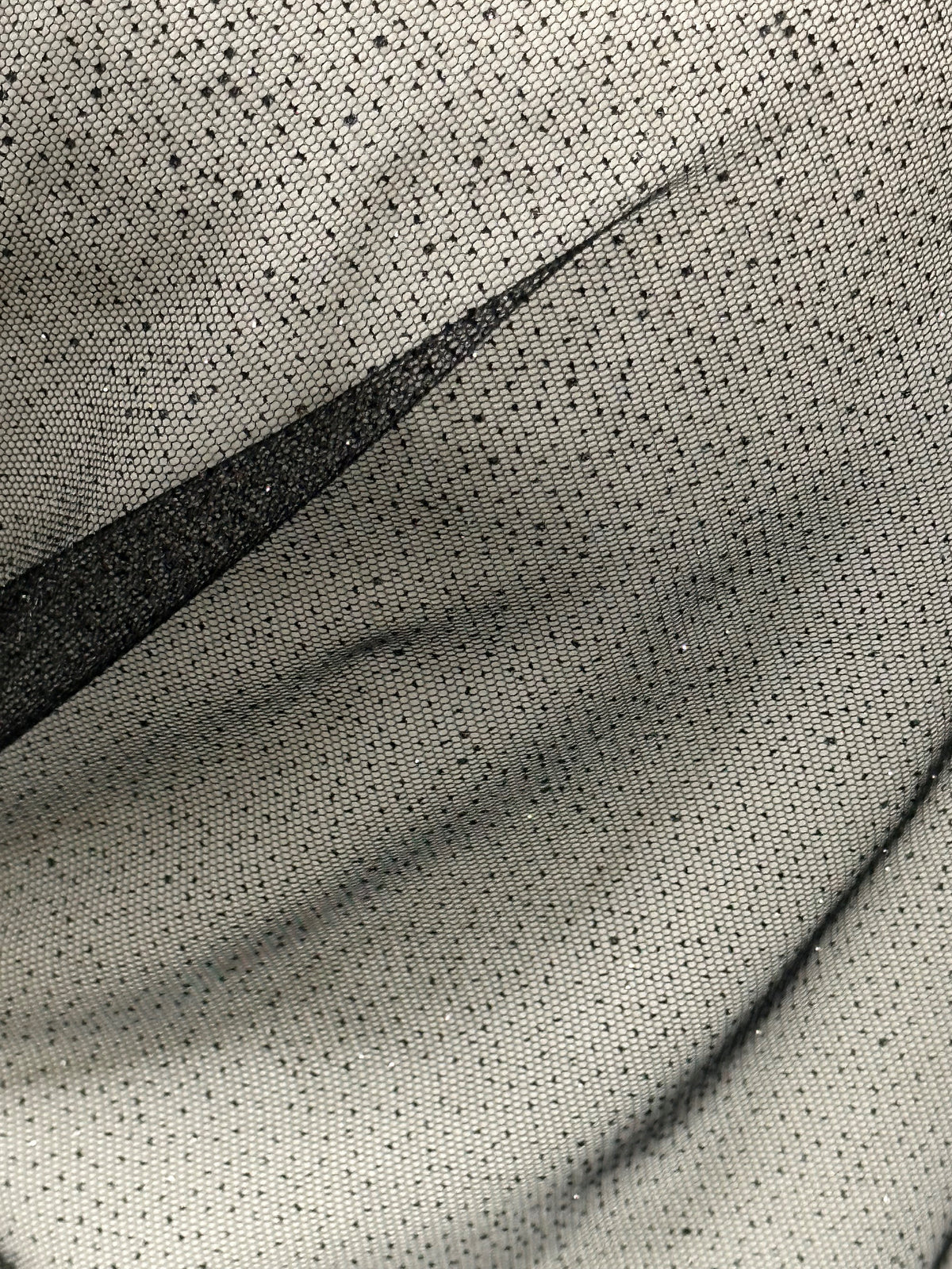 Tulle pailleté noir - Rocket