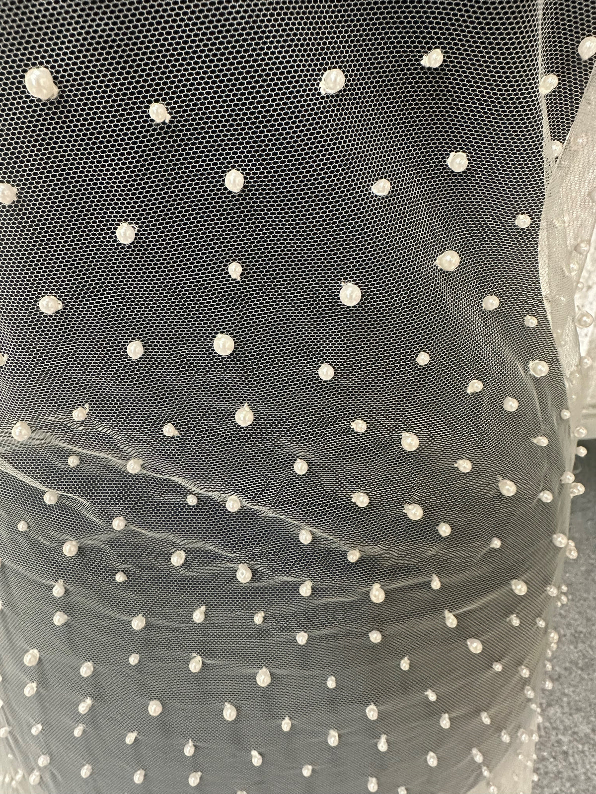 Tulle Perlé Ivoire - Folly