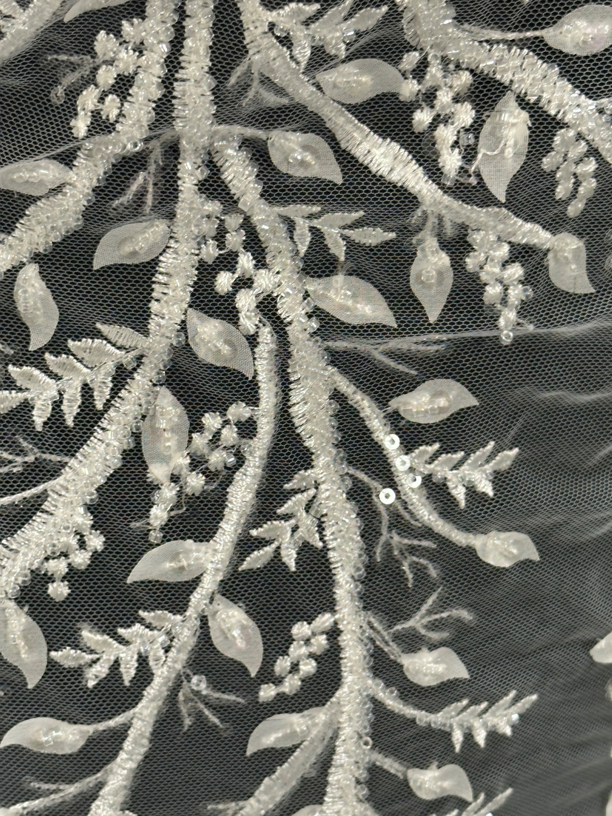 Dentelle laser ivoire - Verena