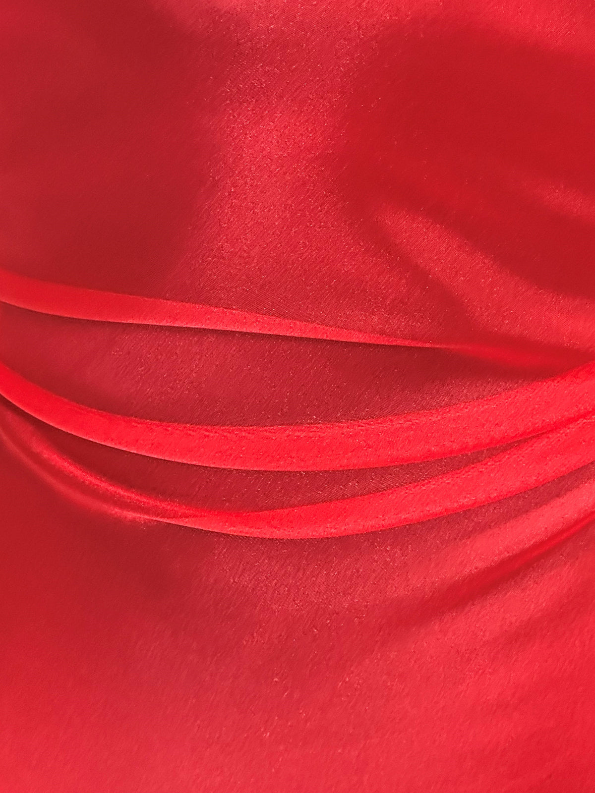 Mousseline de Polyester Rouge - Honesty
