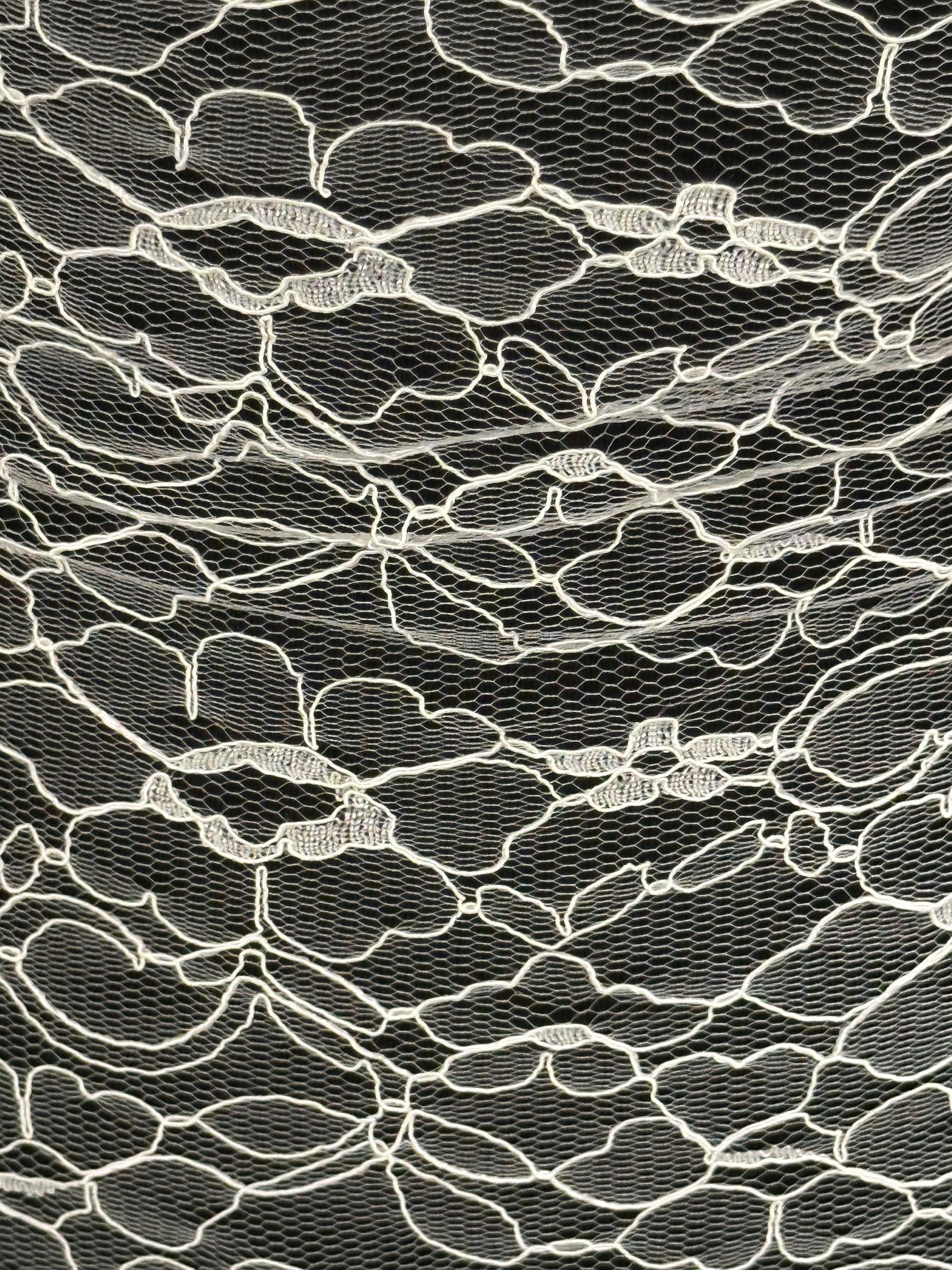 Dentelle ivoire à cordon - Leanne