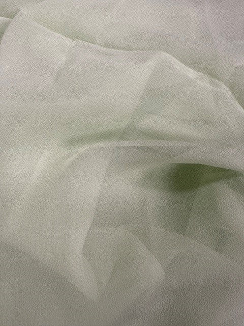Georgette de soie embrun marin - Shimmer