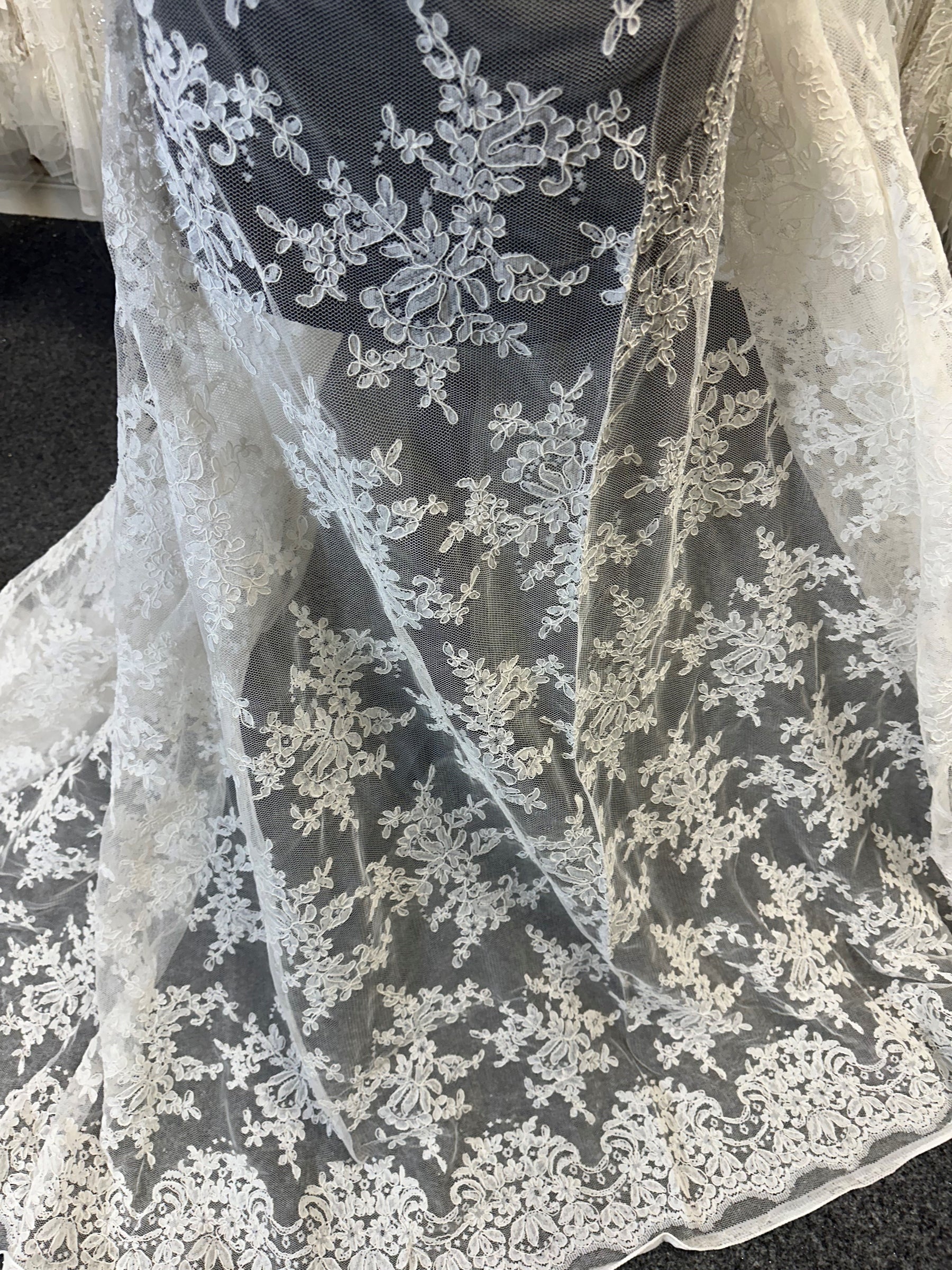 Dentelle ivoire à cordon - Cosima