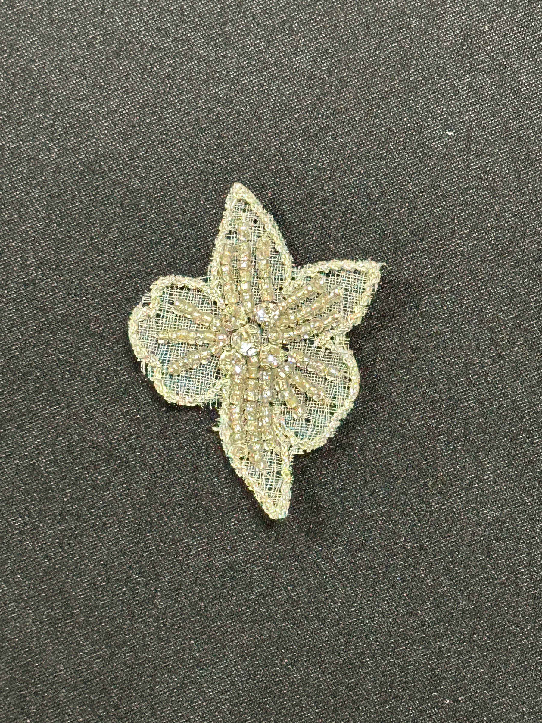 Applique en fleur cristalisée - Deidre