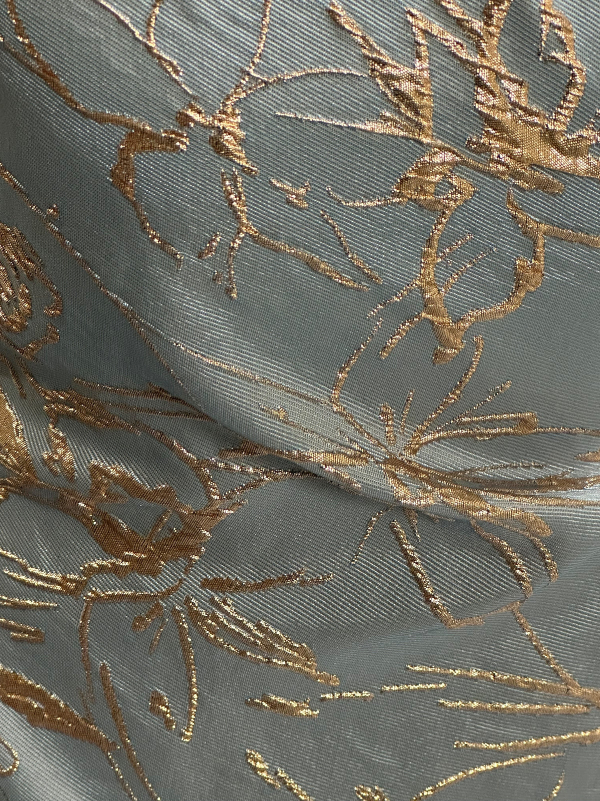 Brocart Jacquard Bleu Pâle - Calamité