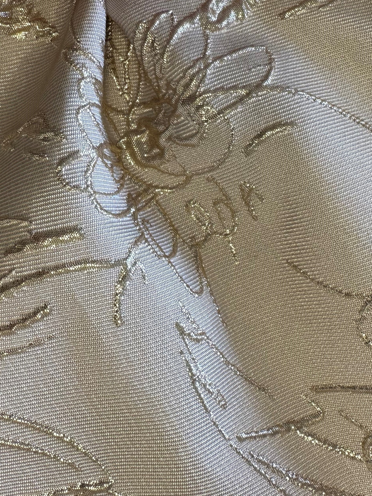 Brocart Jacquard Champagne - Calamité