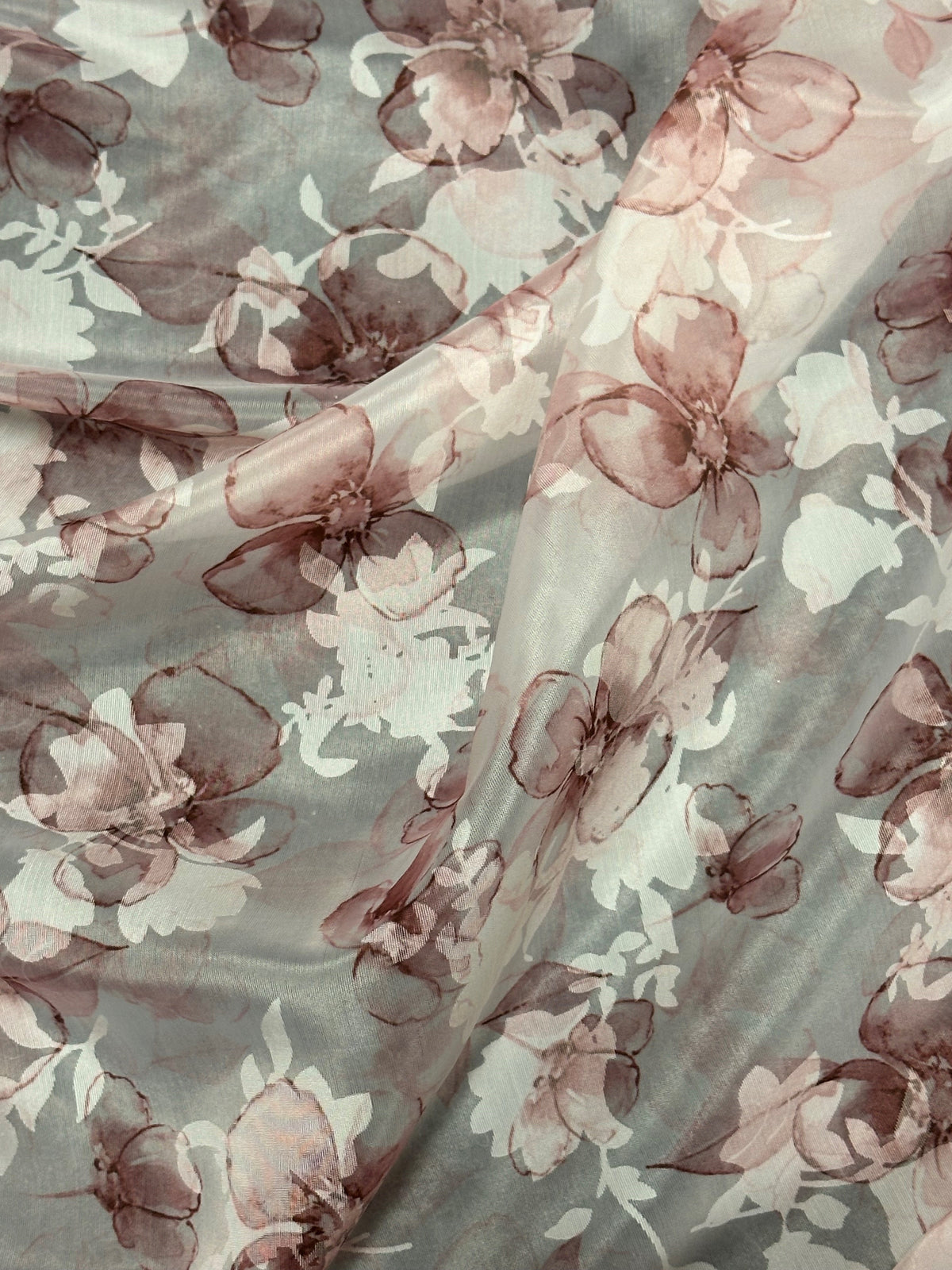 Pink Printed Organza - Seville (CF)
