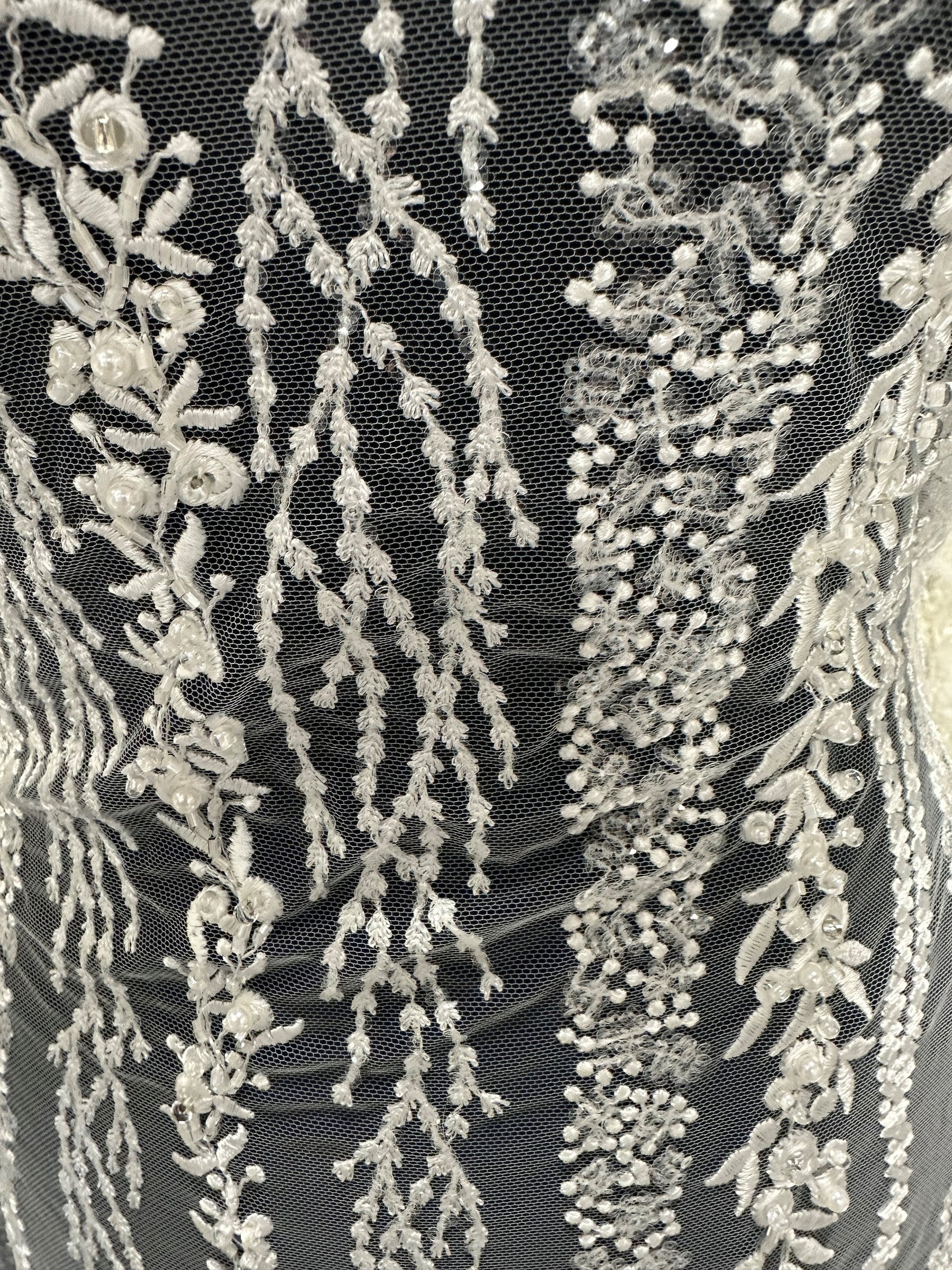 Dentelle Perlée Ivoire Perlée - Paix