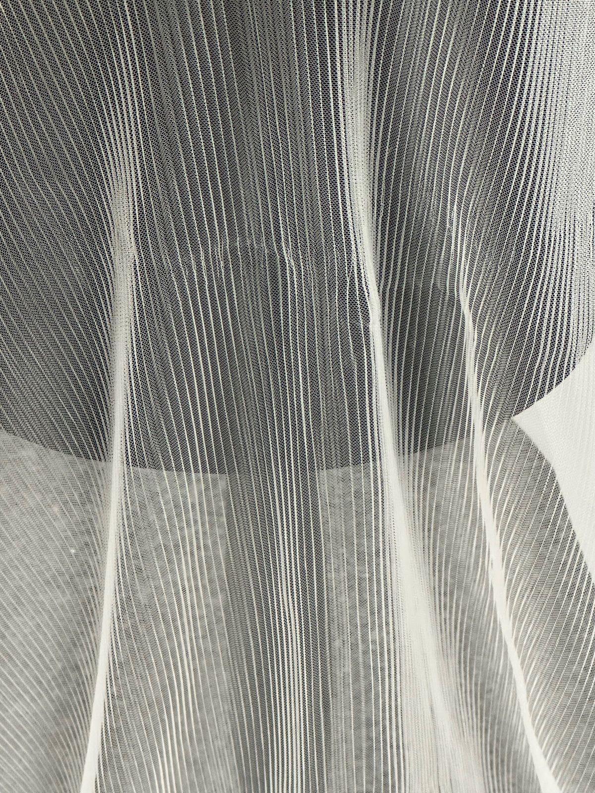 Tulle plissé ivoire - Jomana