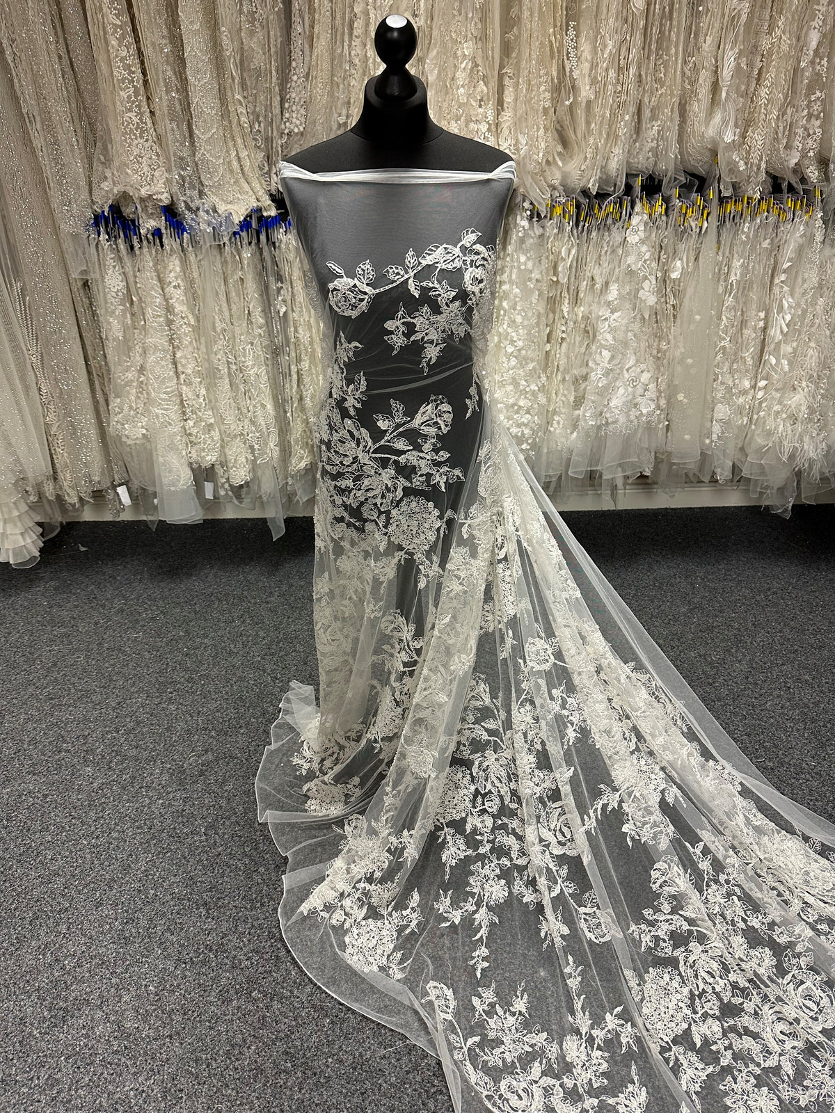 Dentelle perlée ivoire - Rikke