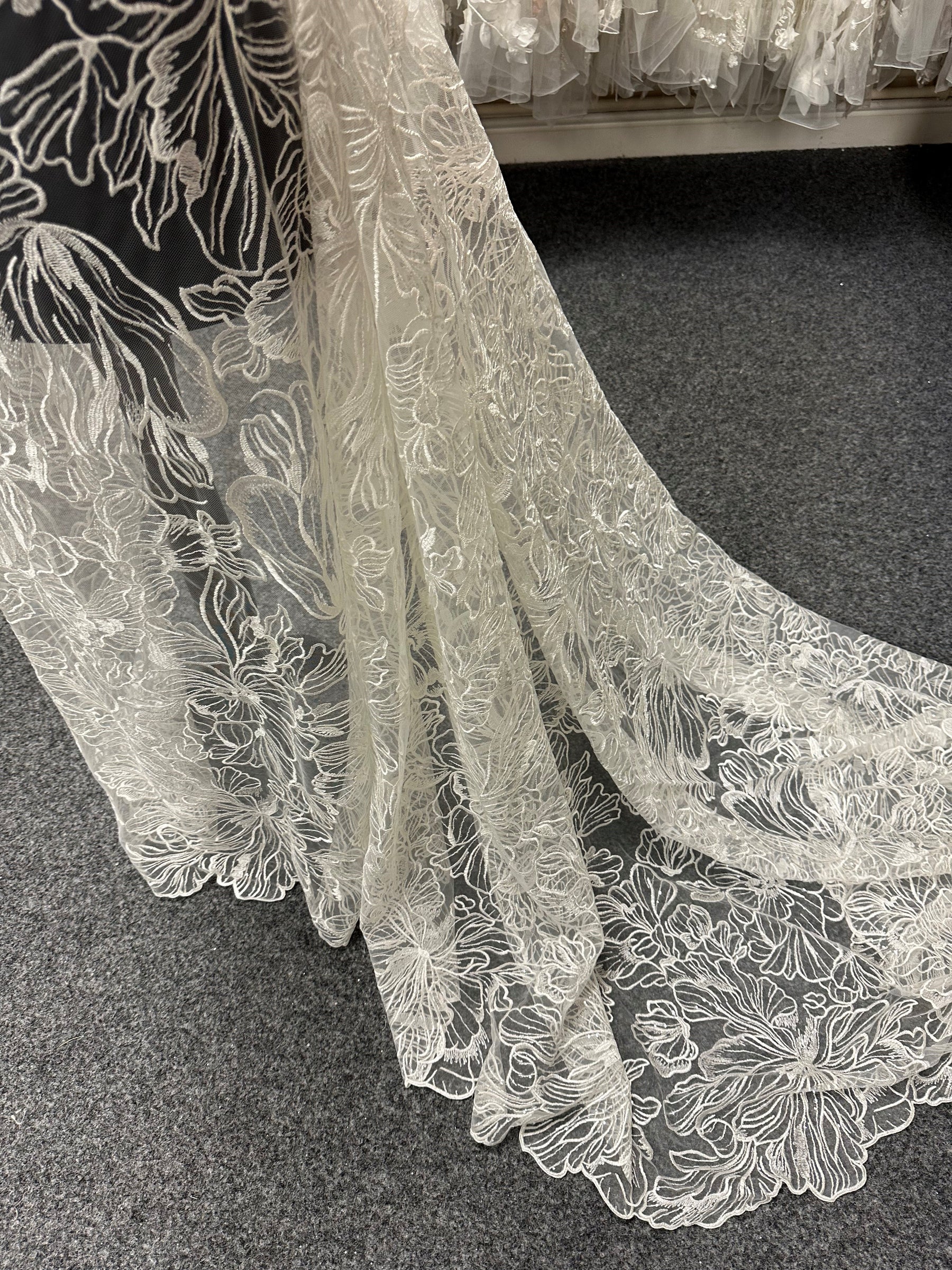 Dentelle Brodée Ivoire - Cosette