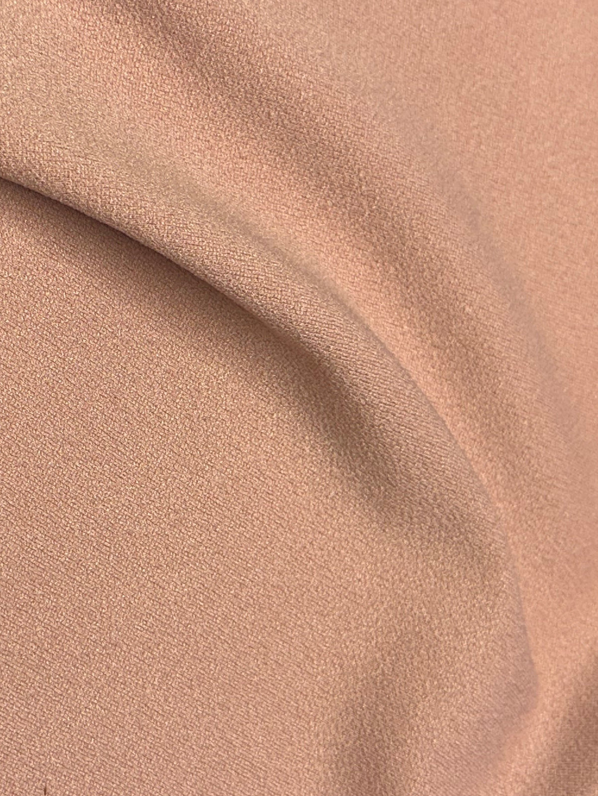 Dusty Pink Stretch Scuba Crepe - Farne