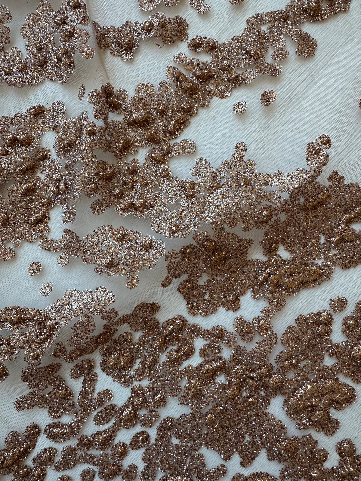 Tulle pailleté bronze - Colby