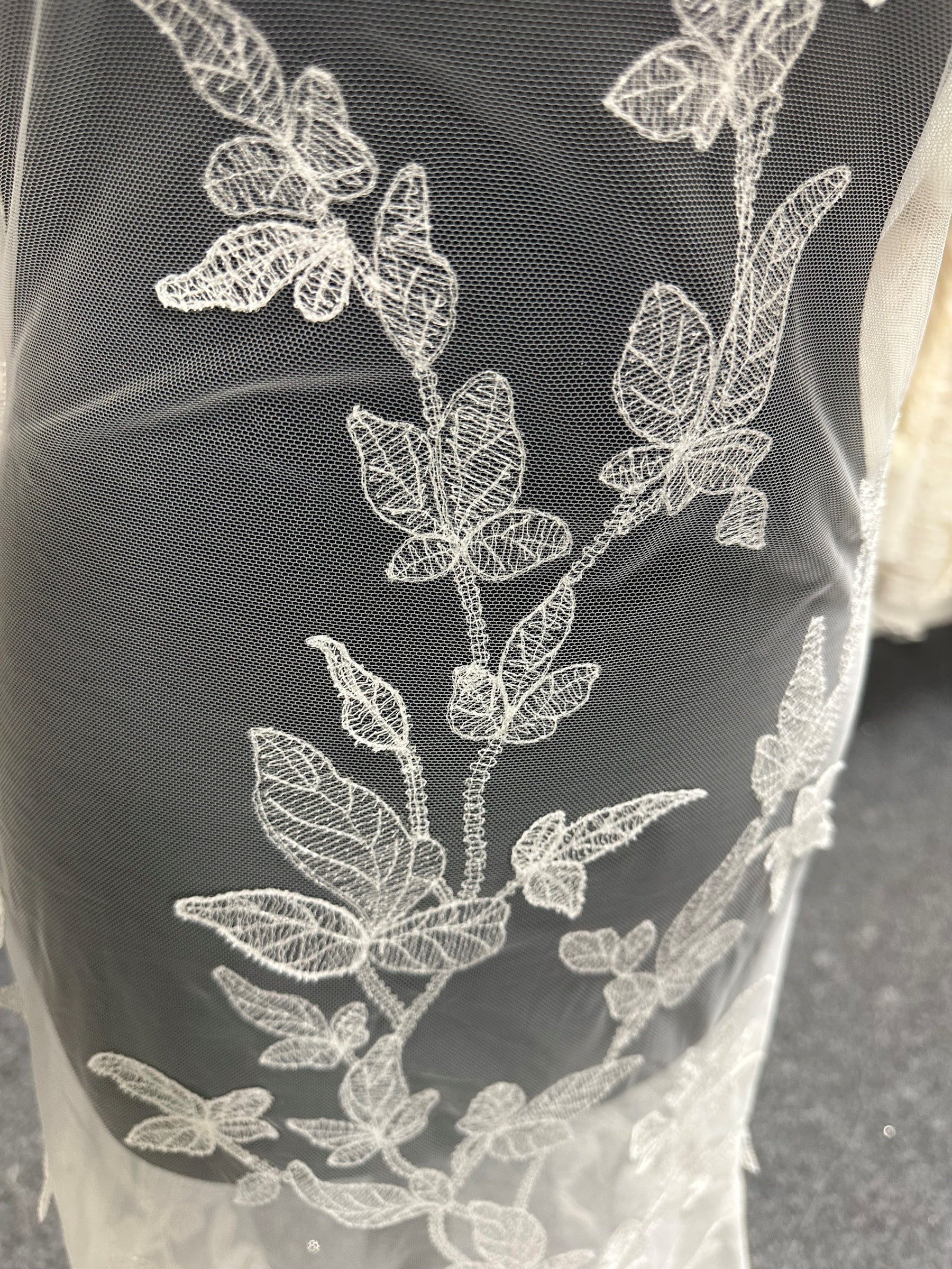 Dentelle Brodée Ivoire - Alhambra