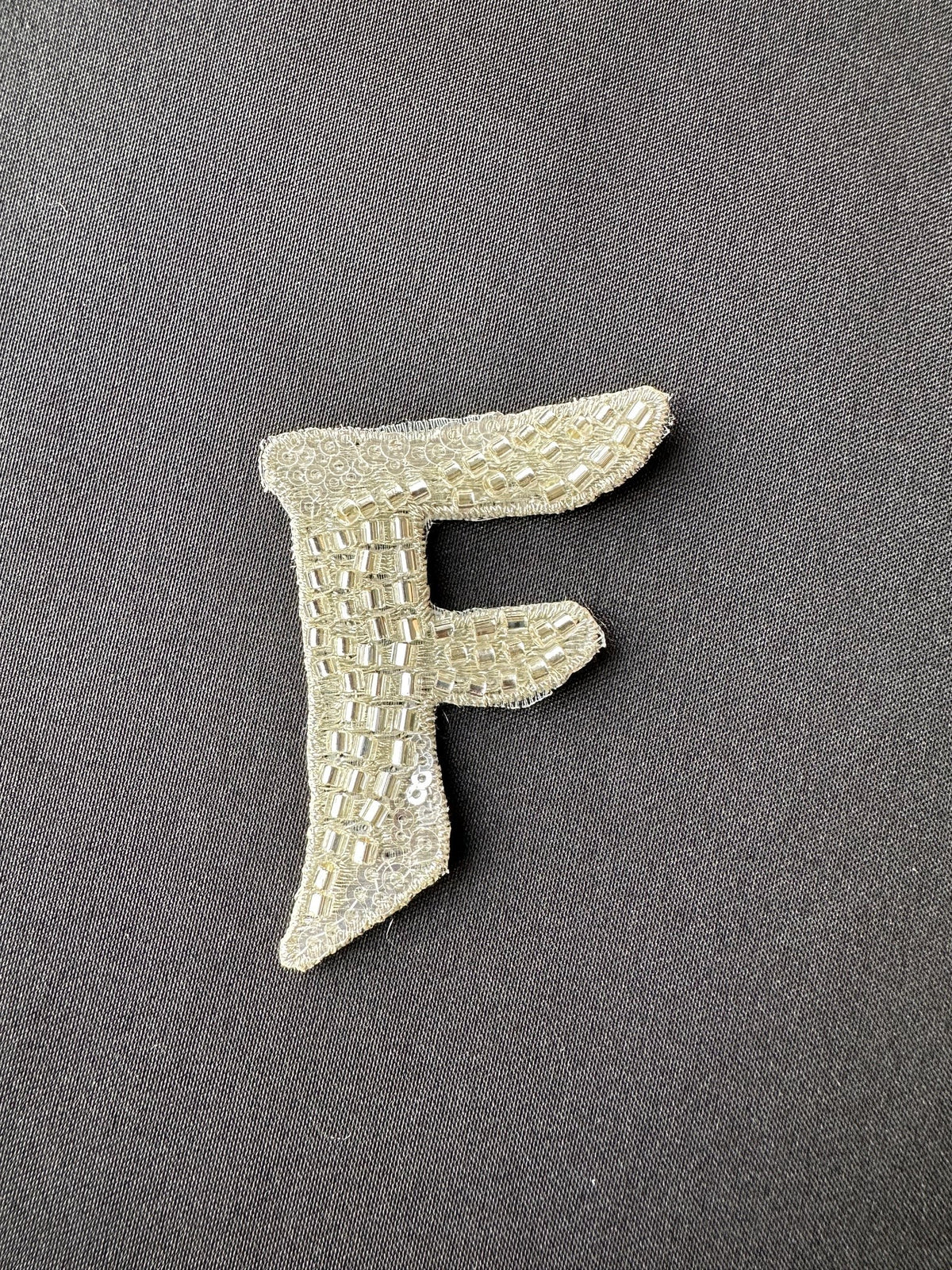Beaded Letter F