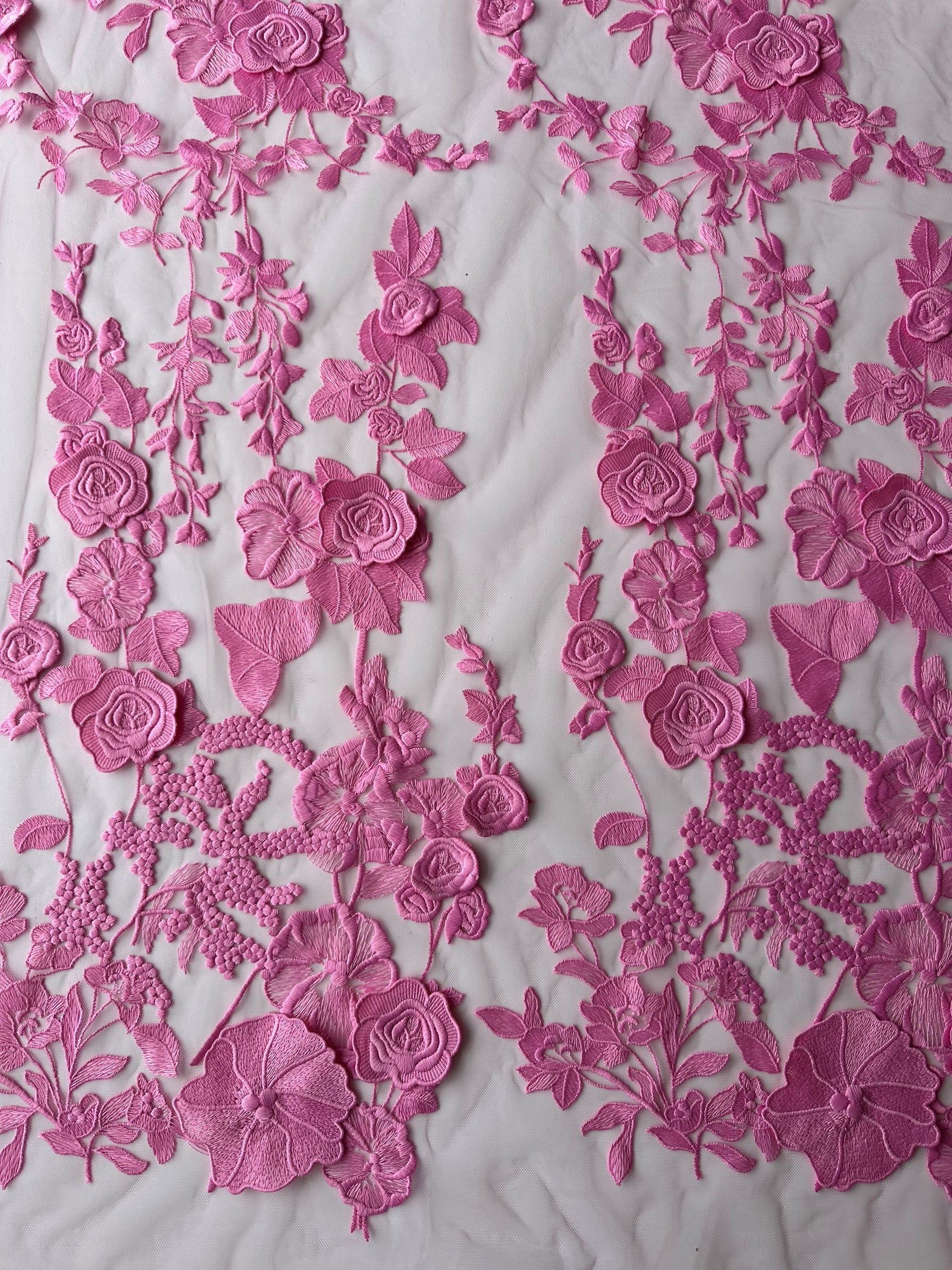 Dentelle 3D rose – Meghan