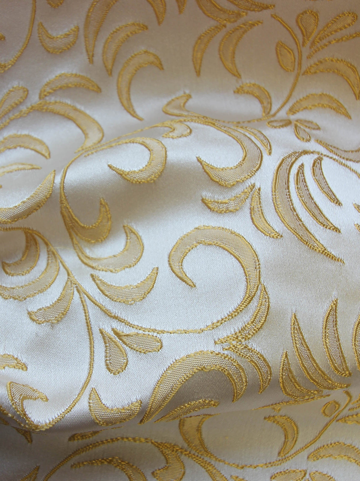 Tissu Jacquard Doré - Nice
