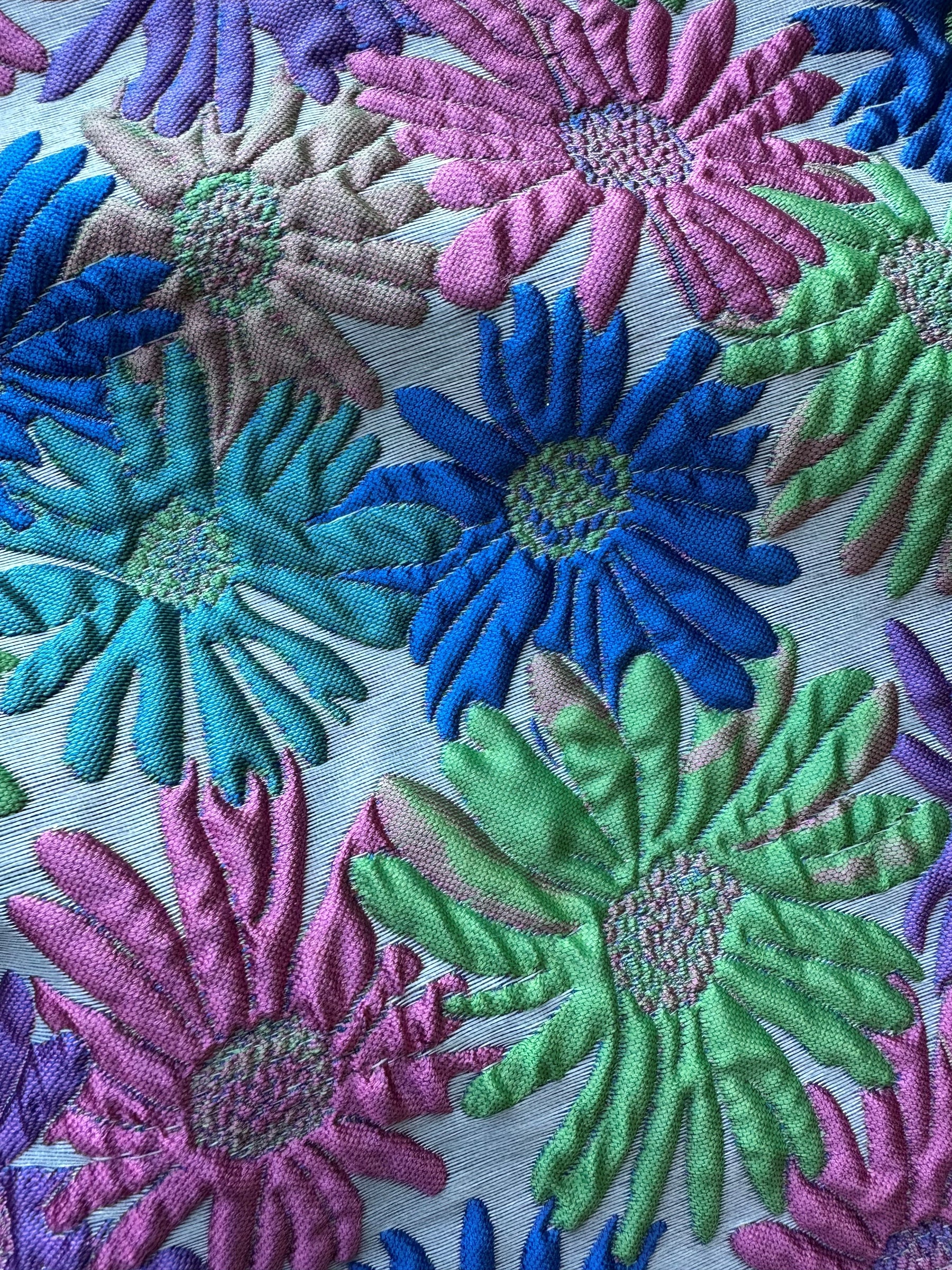 Multicoloured Jacquard Brocade - Native