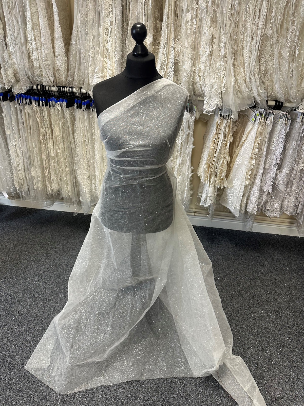 Tulle pailleté ivoire – Effervescence