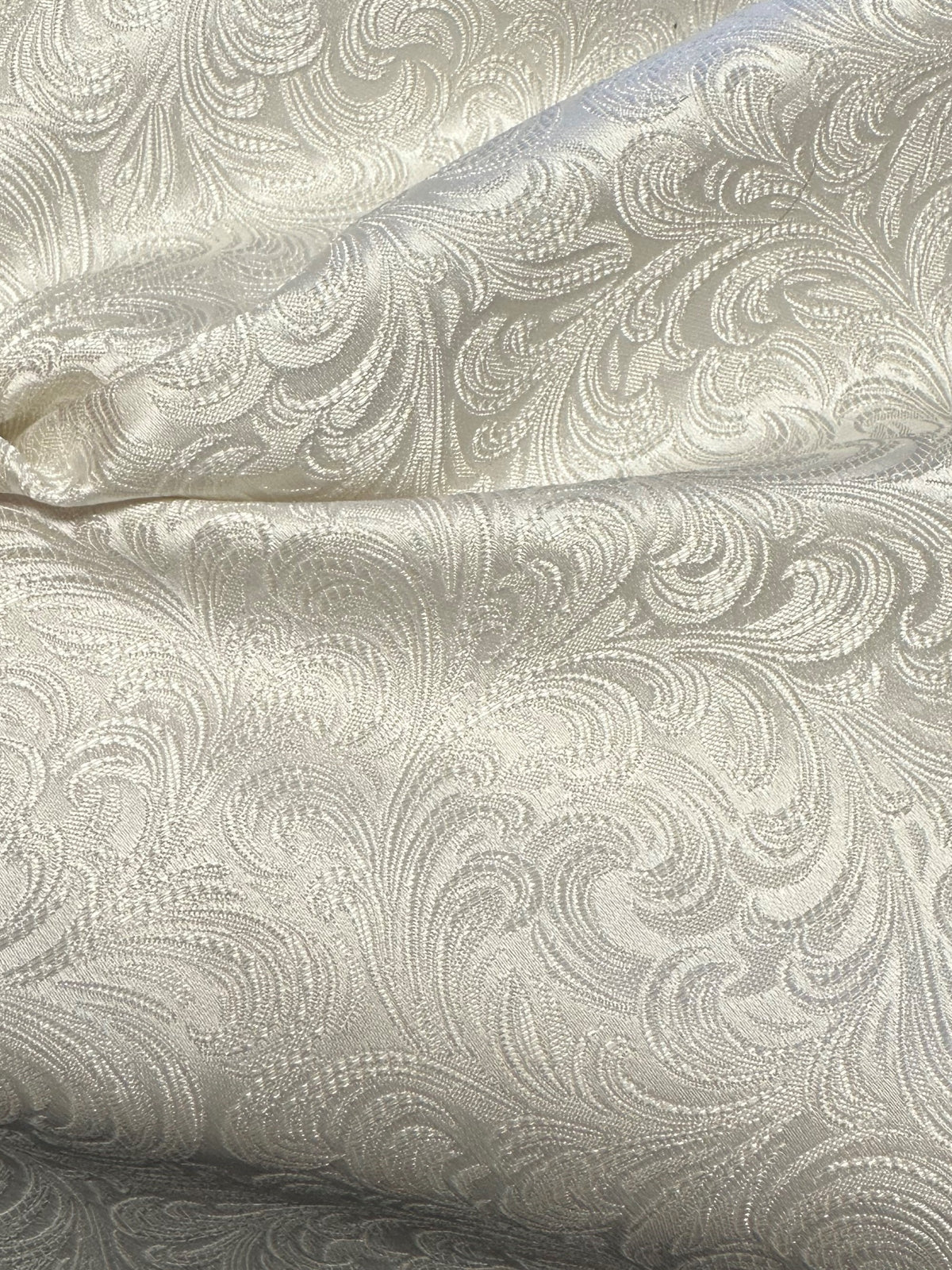 Ivory Jacquard Fabric - Assis
