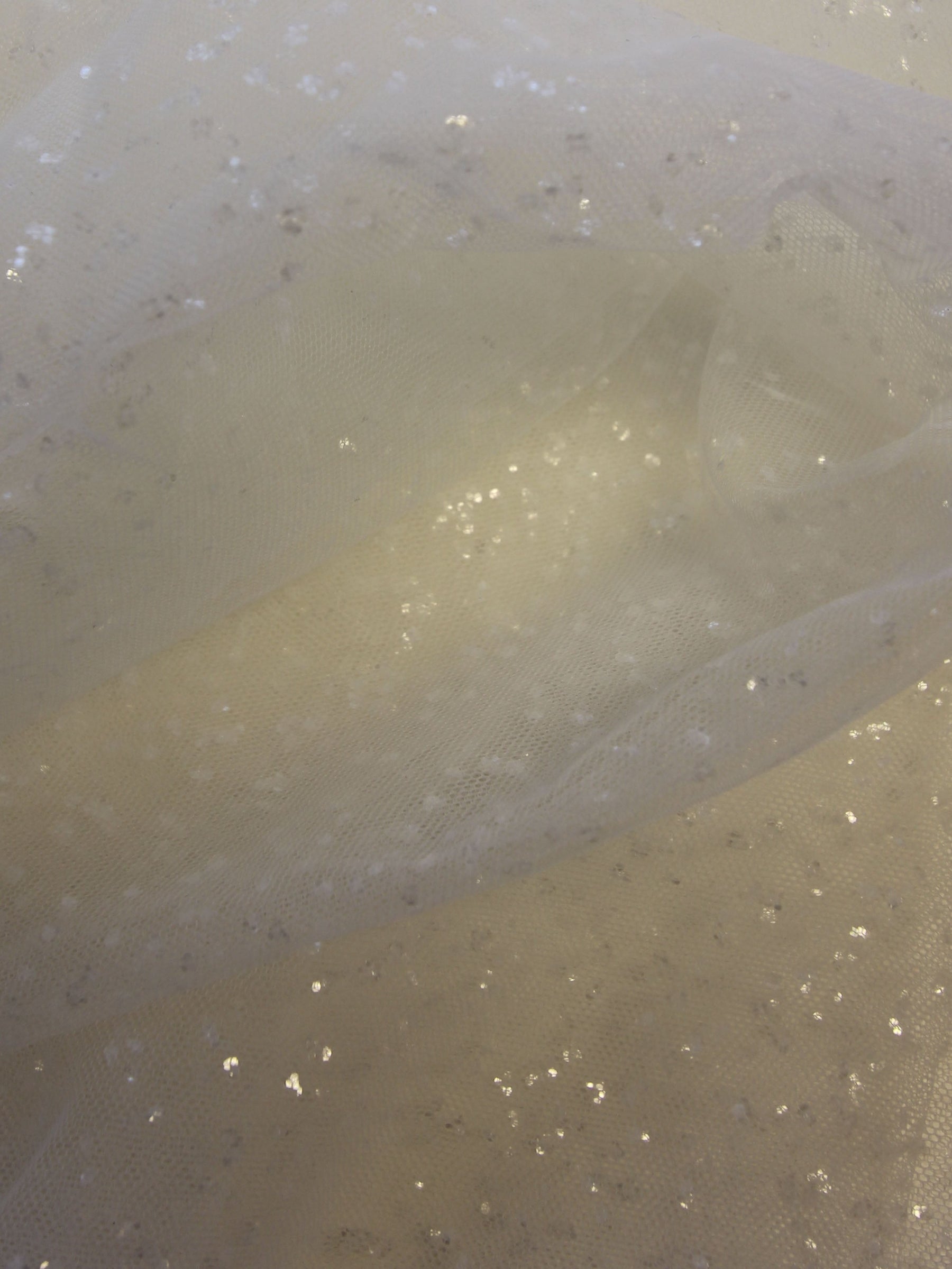 Tulle Pailleté Ivoire - Mission