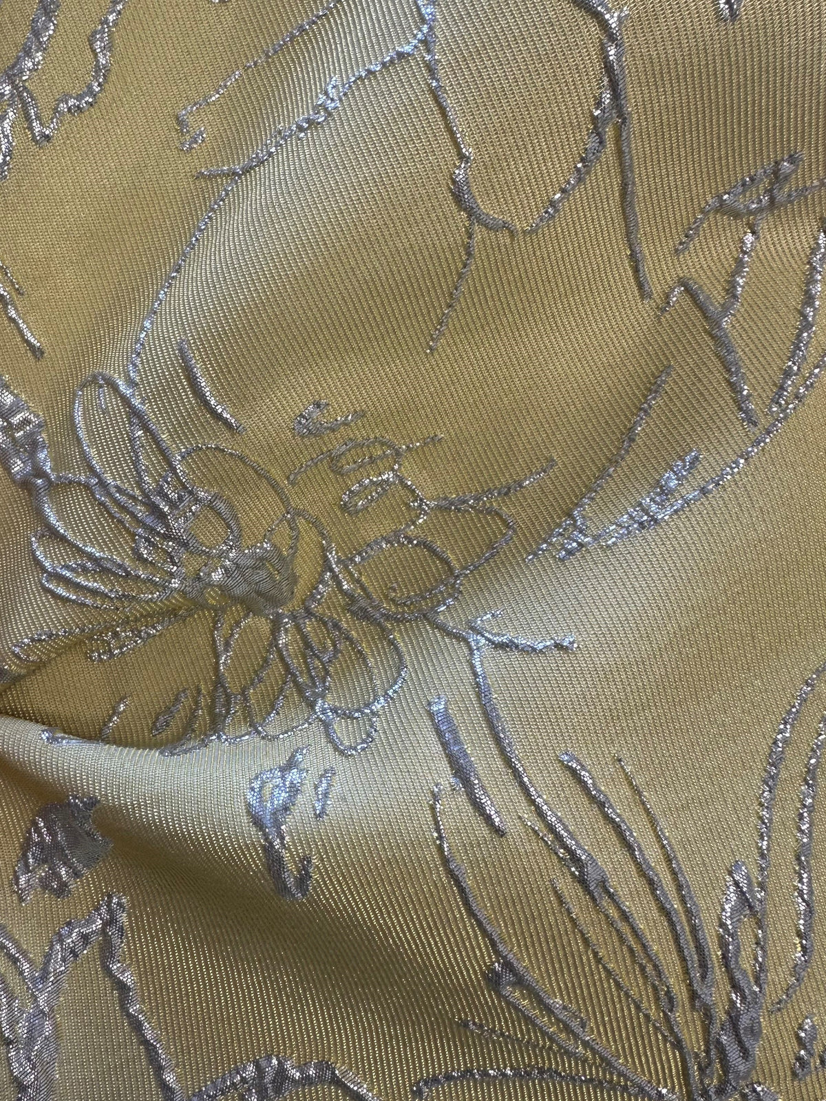 Brocart Jacquard Citron - Chloé (CF)
