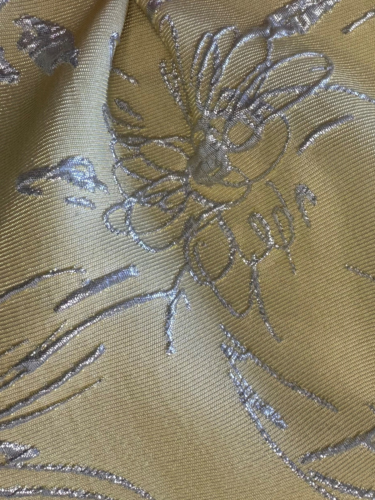 Brocart Jacquard Citron - Calamité