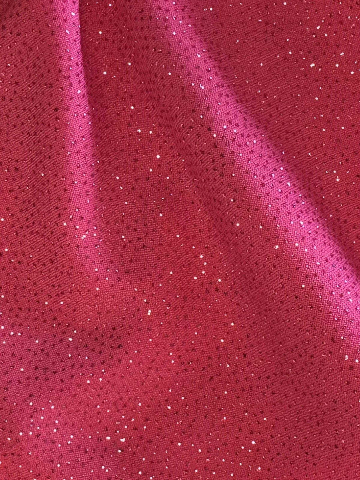 Tissu jersey pailleté rose clair - Dazzle