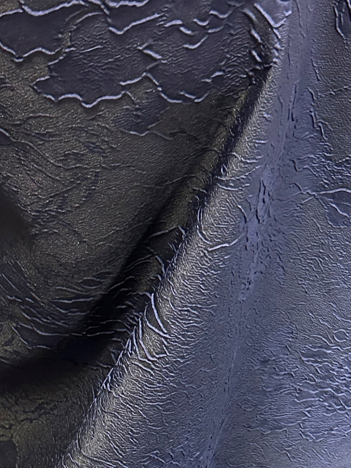 Jacquard cloqué marine - Résultat