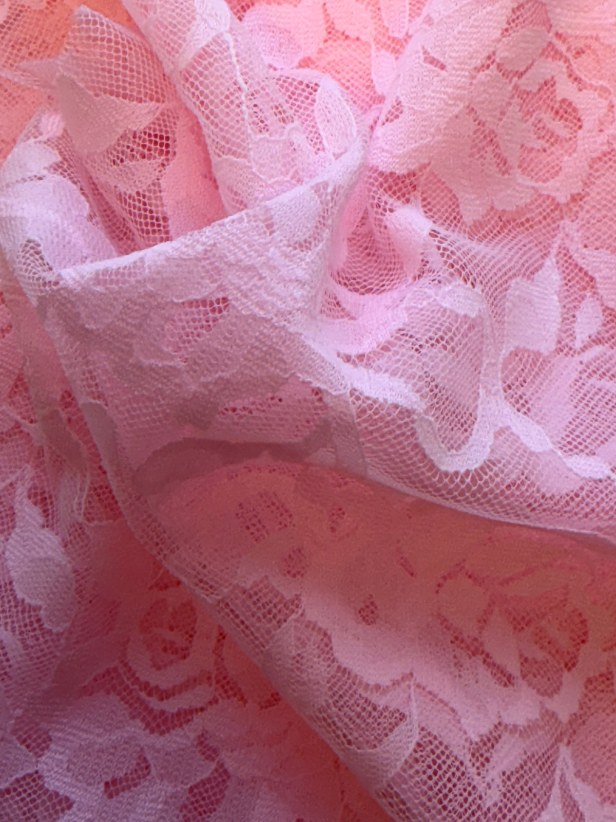 Dentelle Raschel extensible rose – Matina