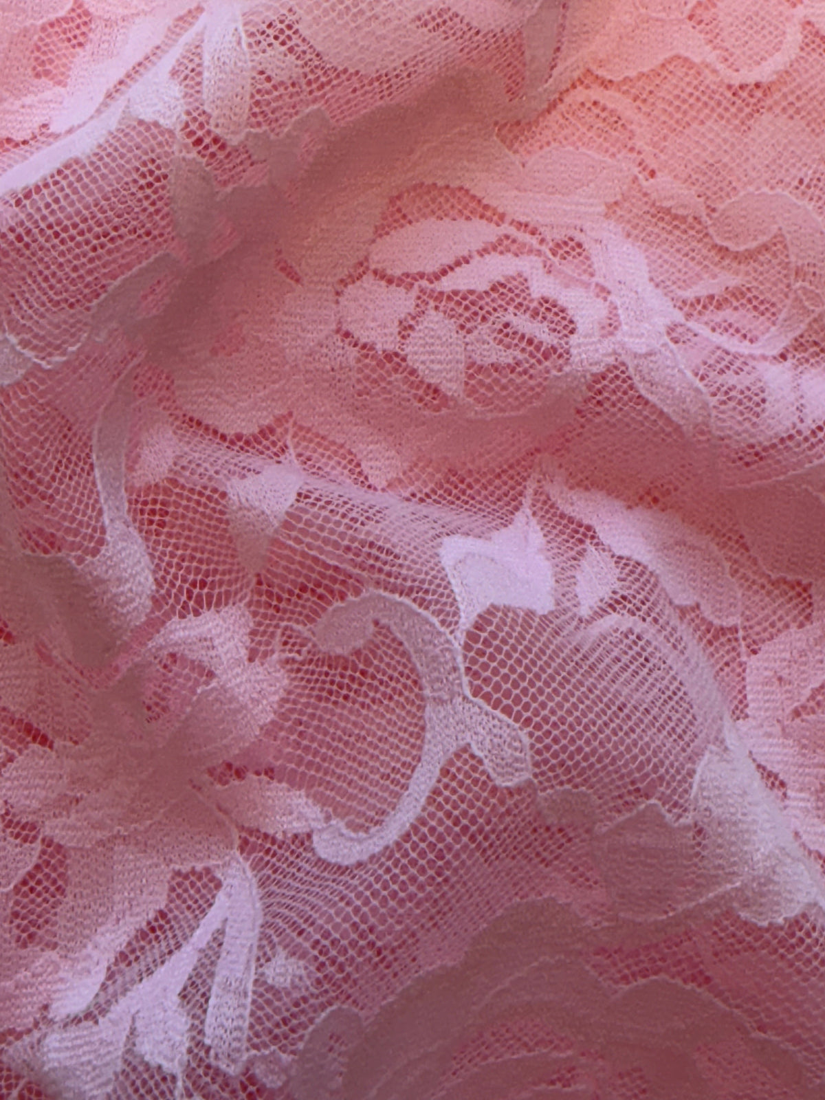 Dentelle Raschel extensible rose – Matina