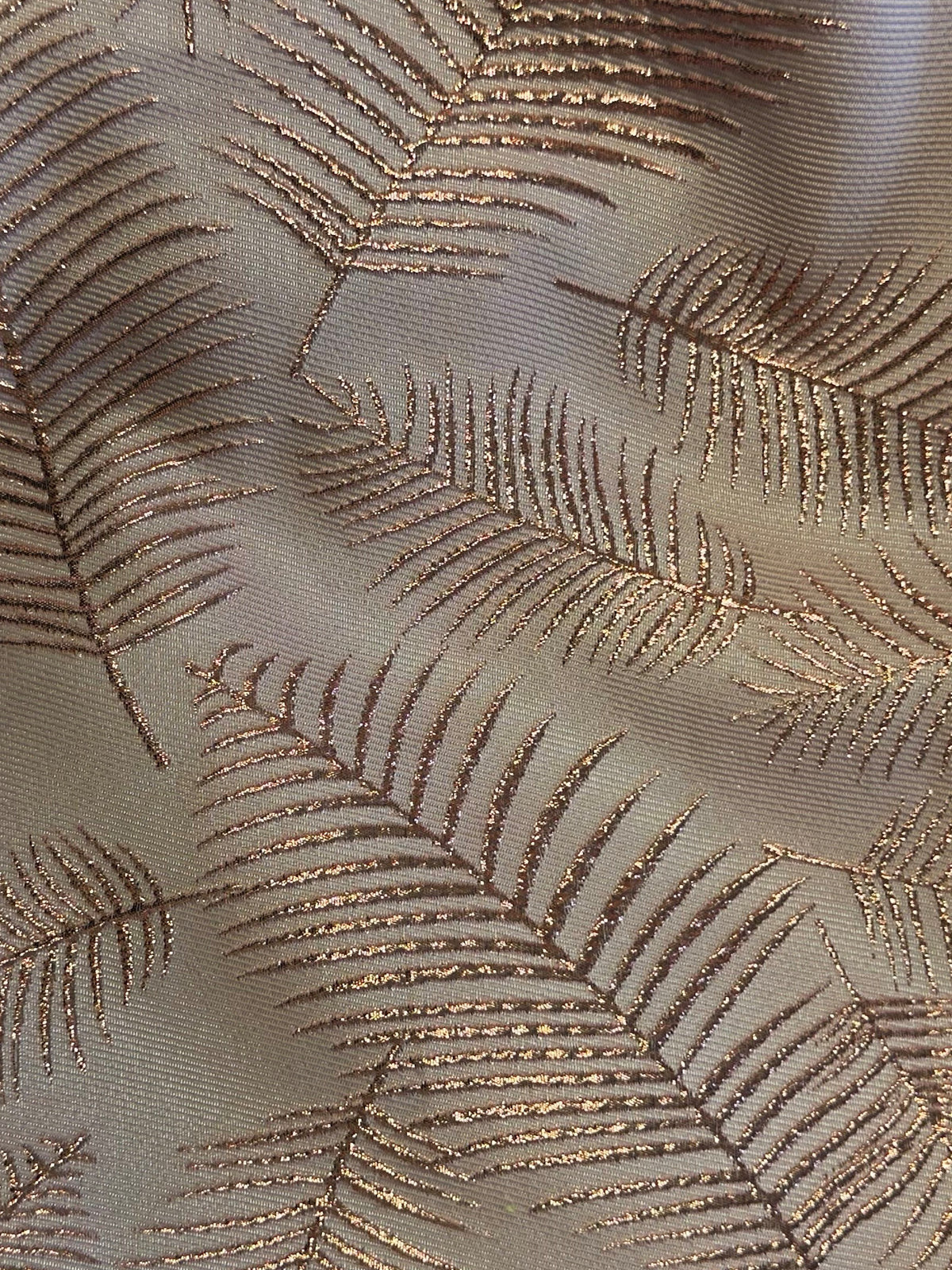 Tissu brocart rose - Vivant