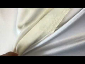 Satin épais en polyester ivoire - Succession