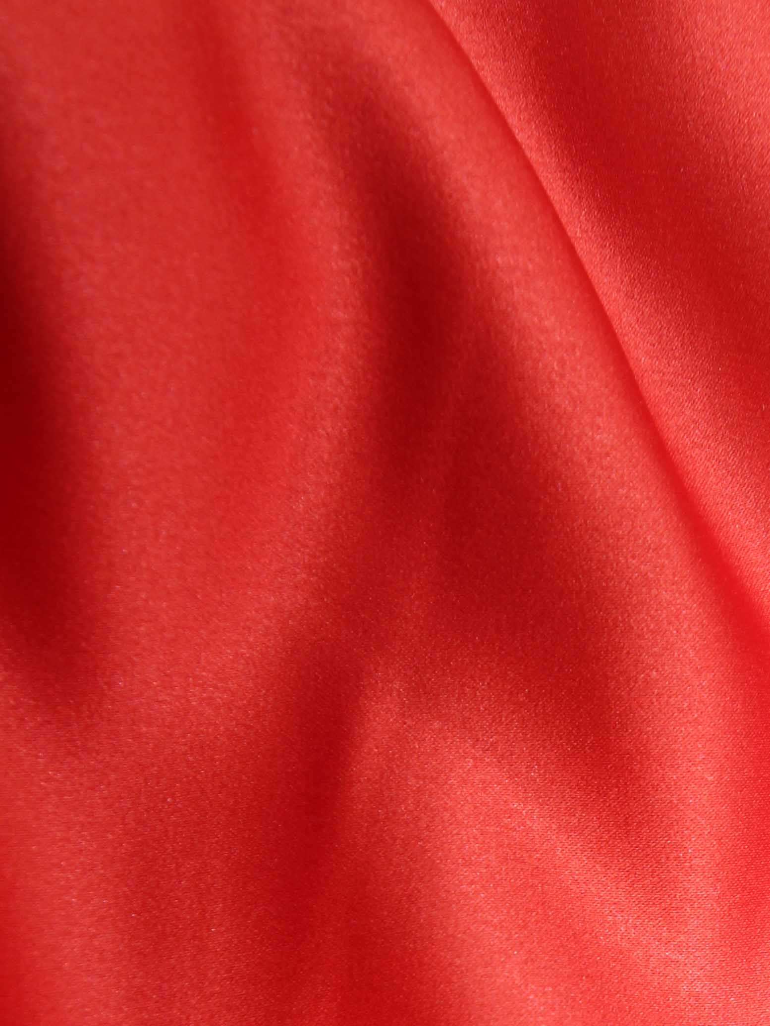 Satin Polyester Écarlate - Contessa