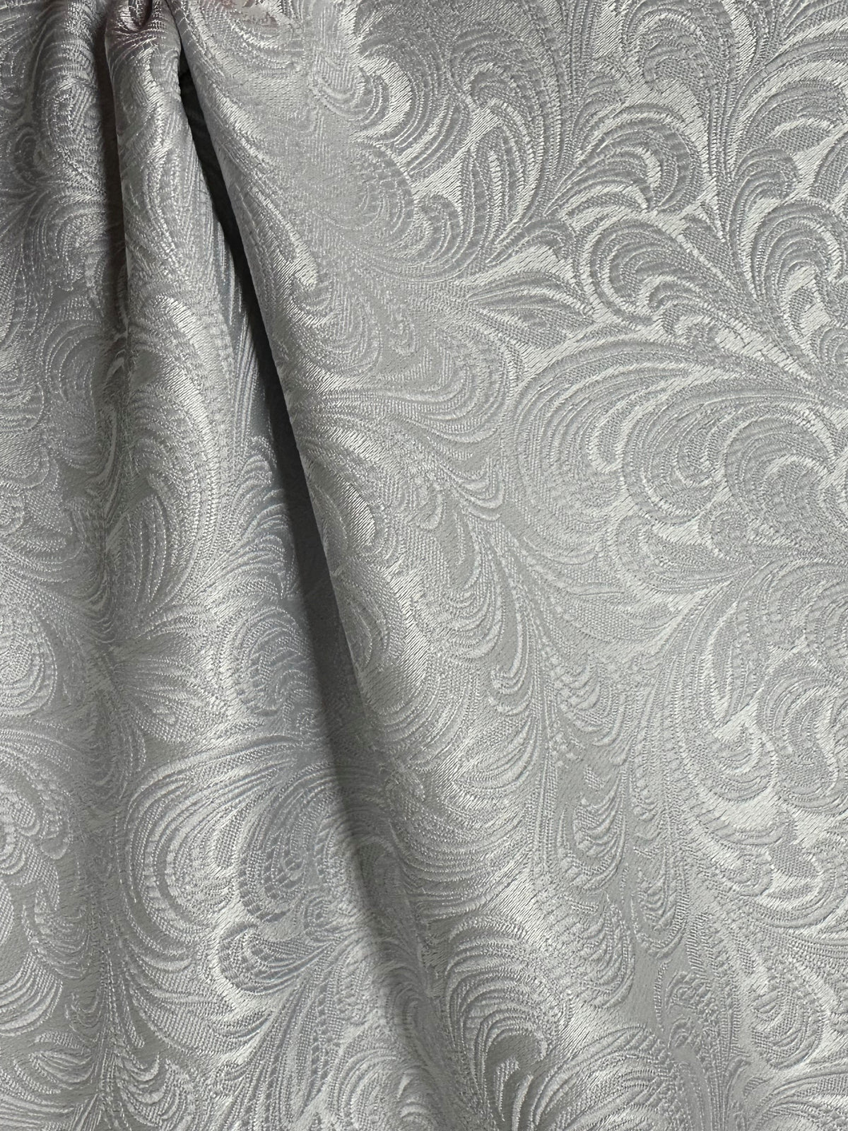 Silver Jacquard Fabric - Assis