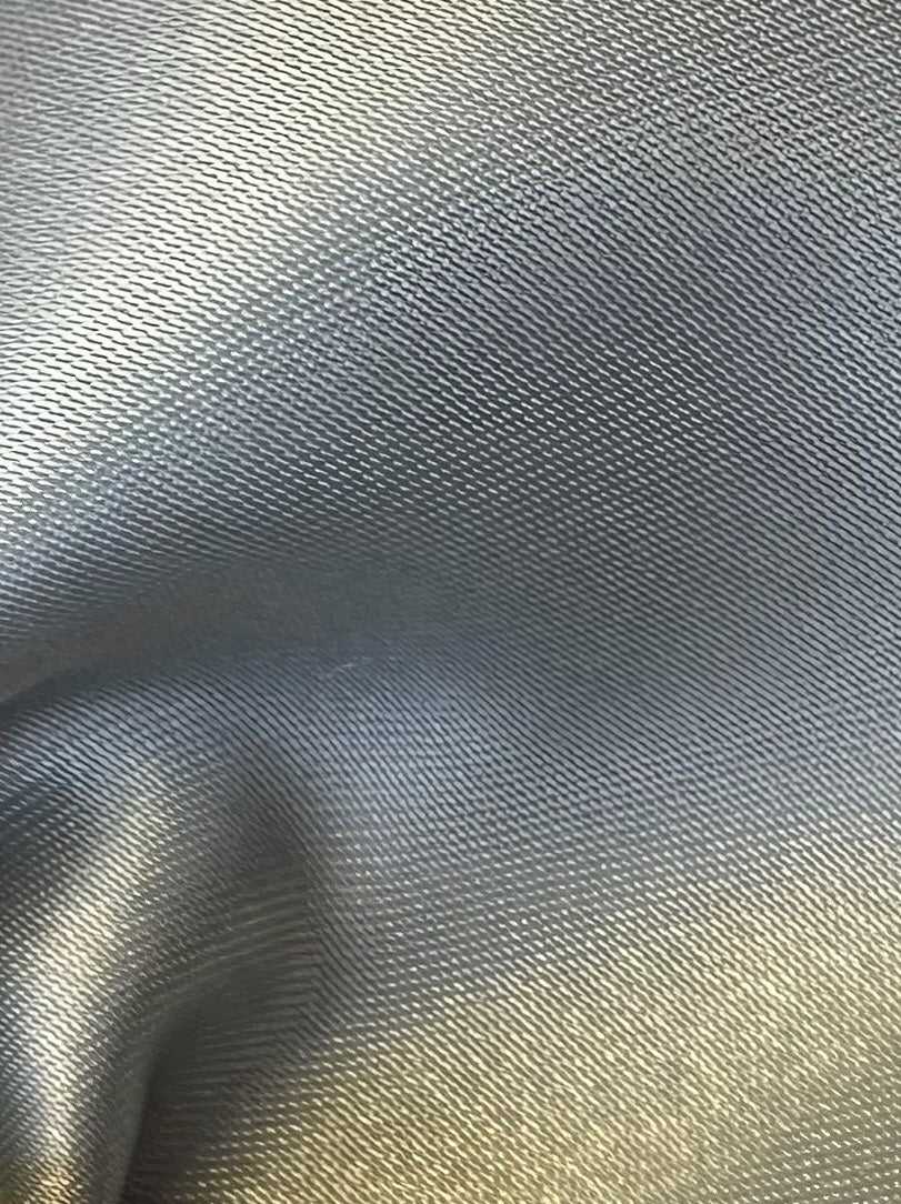 Satin de polyester argenté - Flamenco