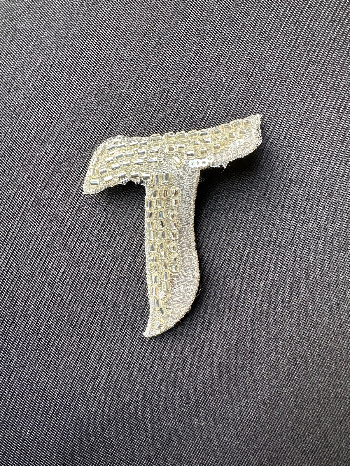 Beaded Letter T