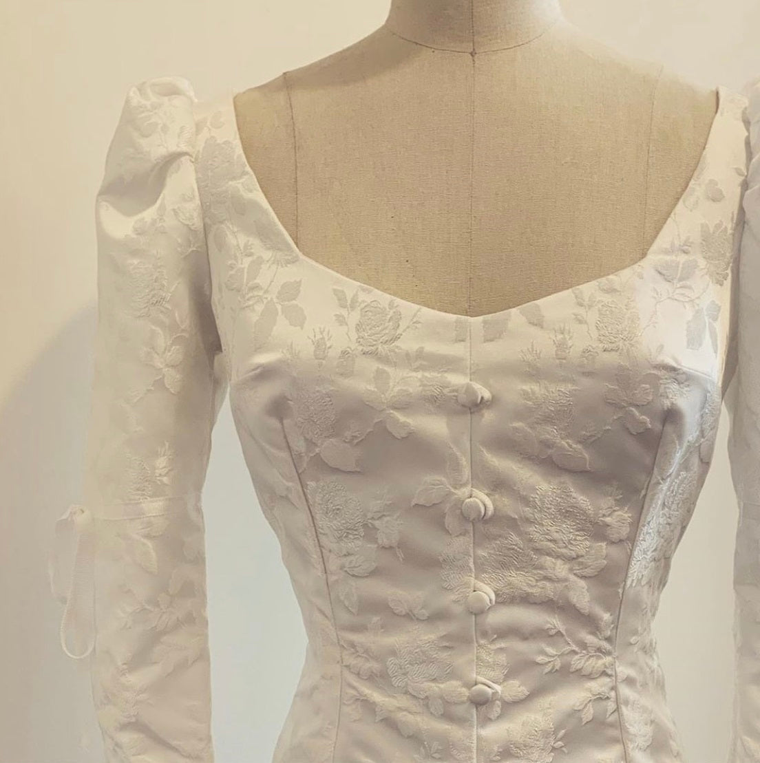 Brocart Jacquard Ivoire - Norfolk