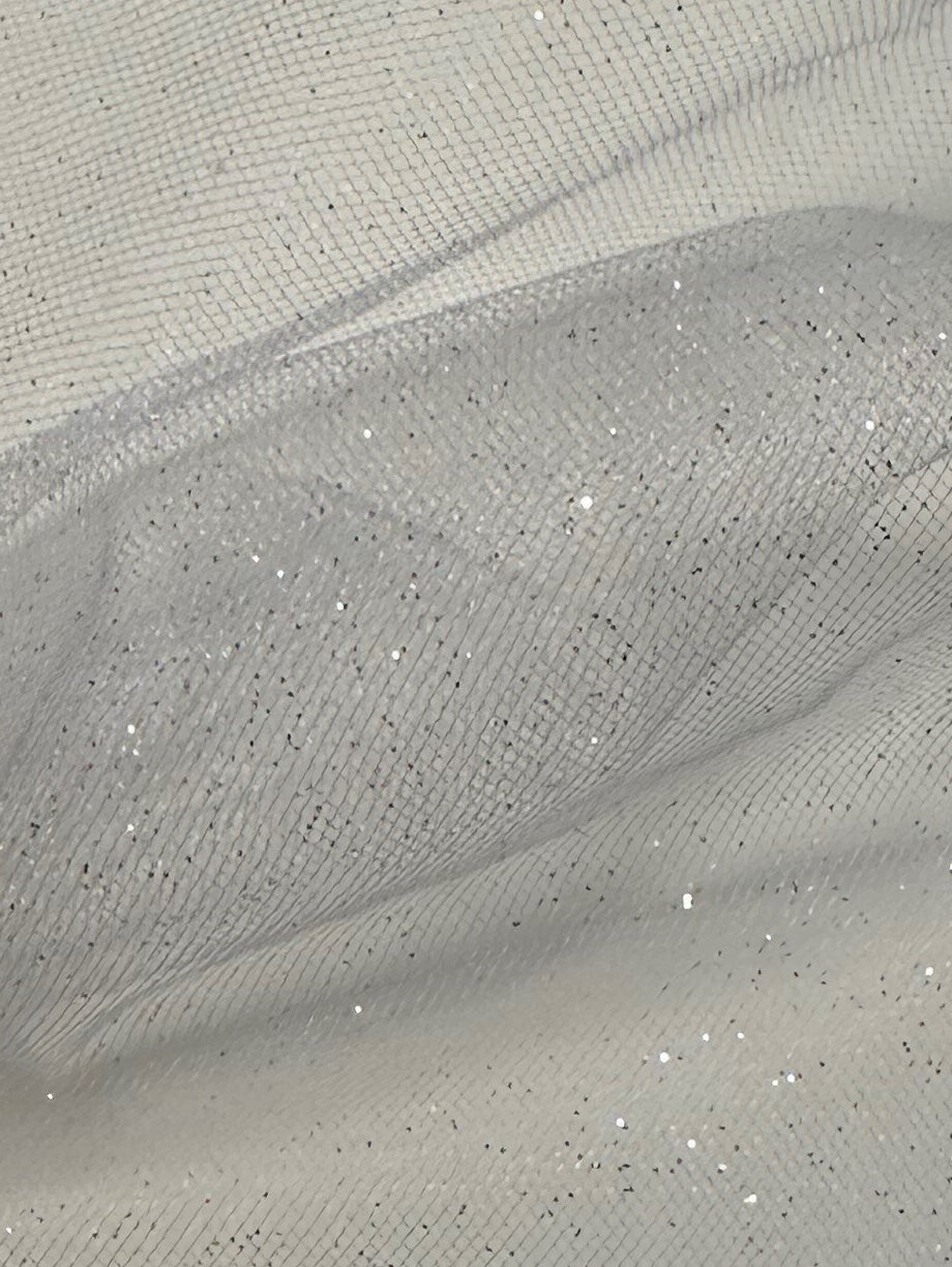 Tulle pailleté ivoire - Scalaway (CF Stardust)